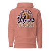 Mama Rainbow Floral Emoji Unisex Hoodie