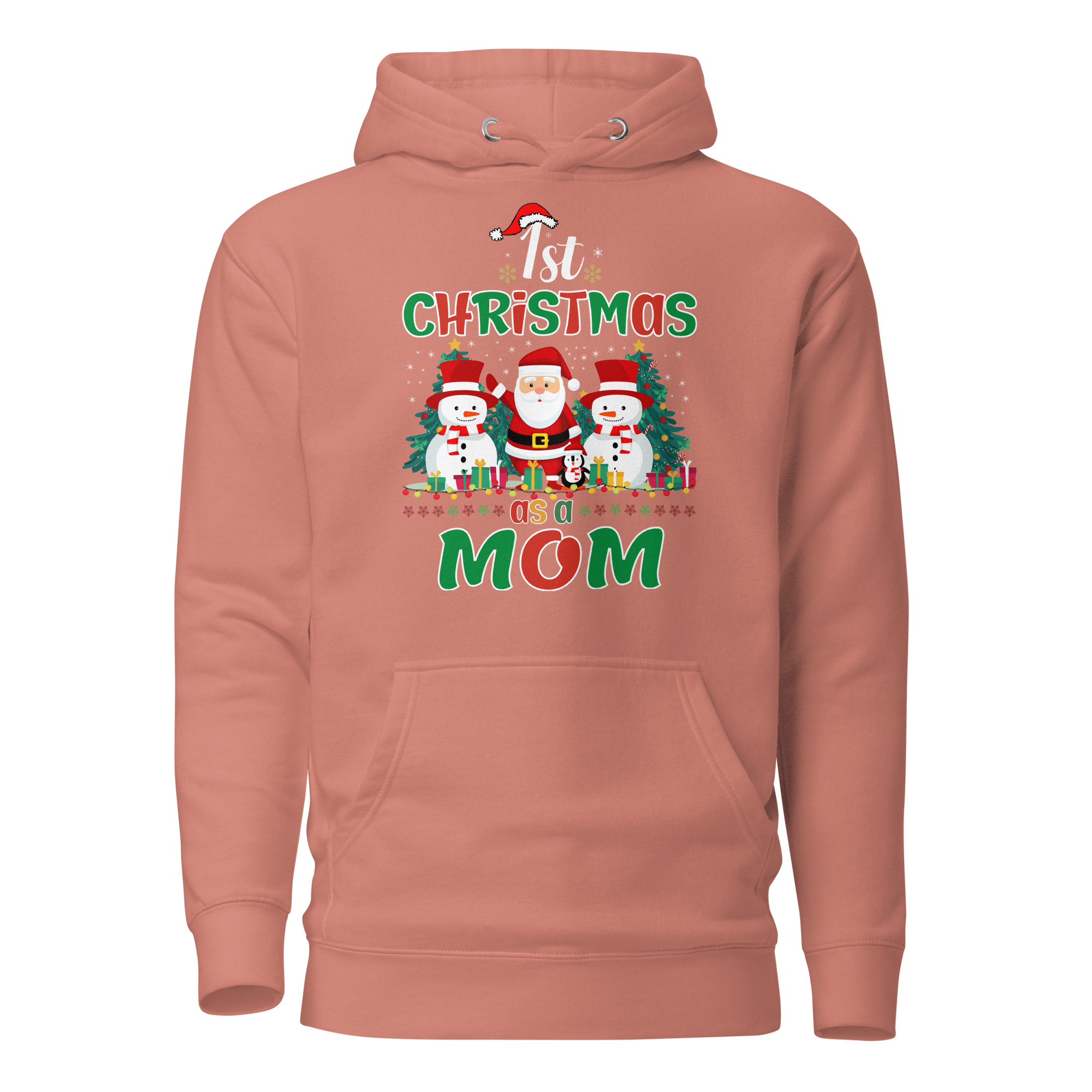 1st Christmas As A Mom Unisex Hoodie