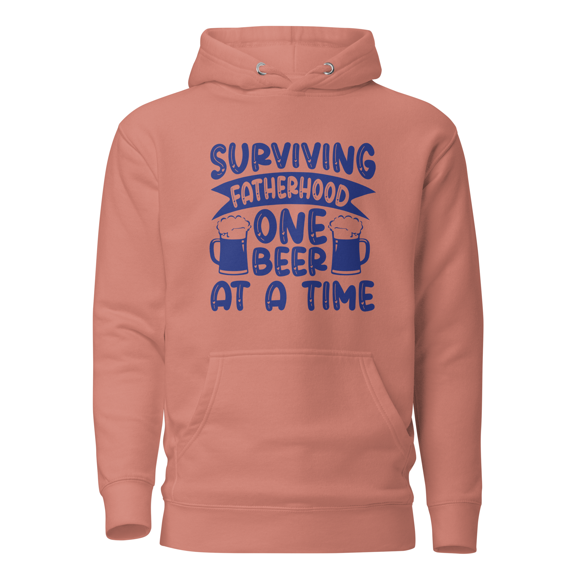 Surviving Fatherhood One Beer At A time Unisex Hoodie