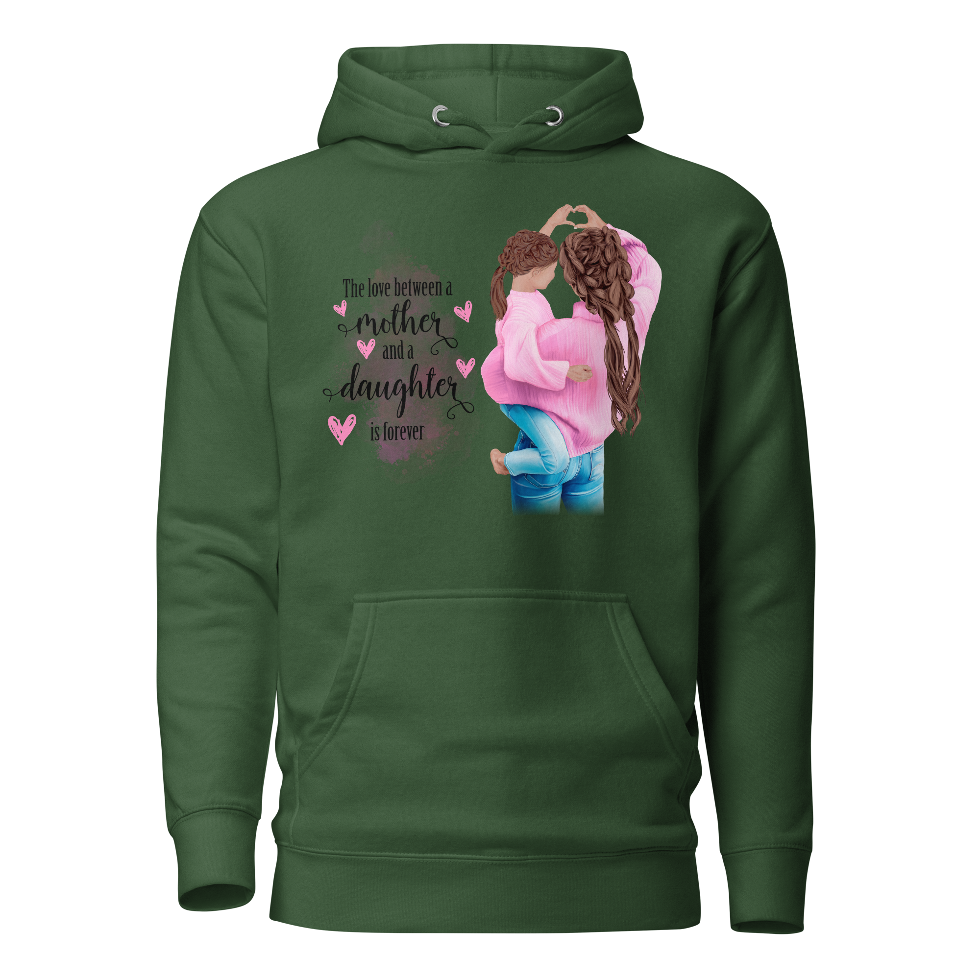 The Love Between A Mother And A Daughter Is Forever Unisex Hoodie