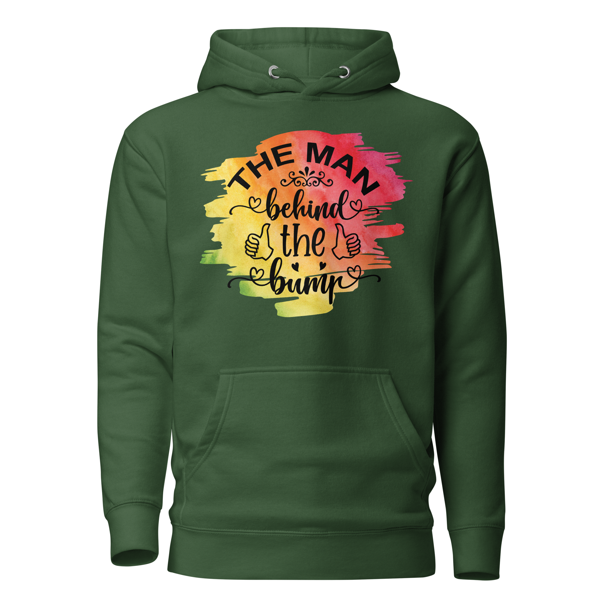 The Man Behind The Bump Unisex Hoodie