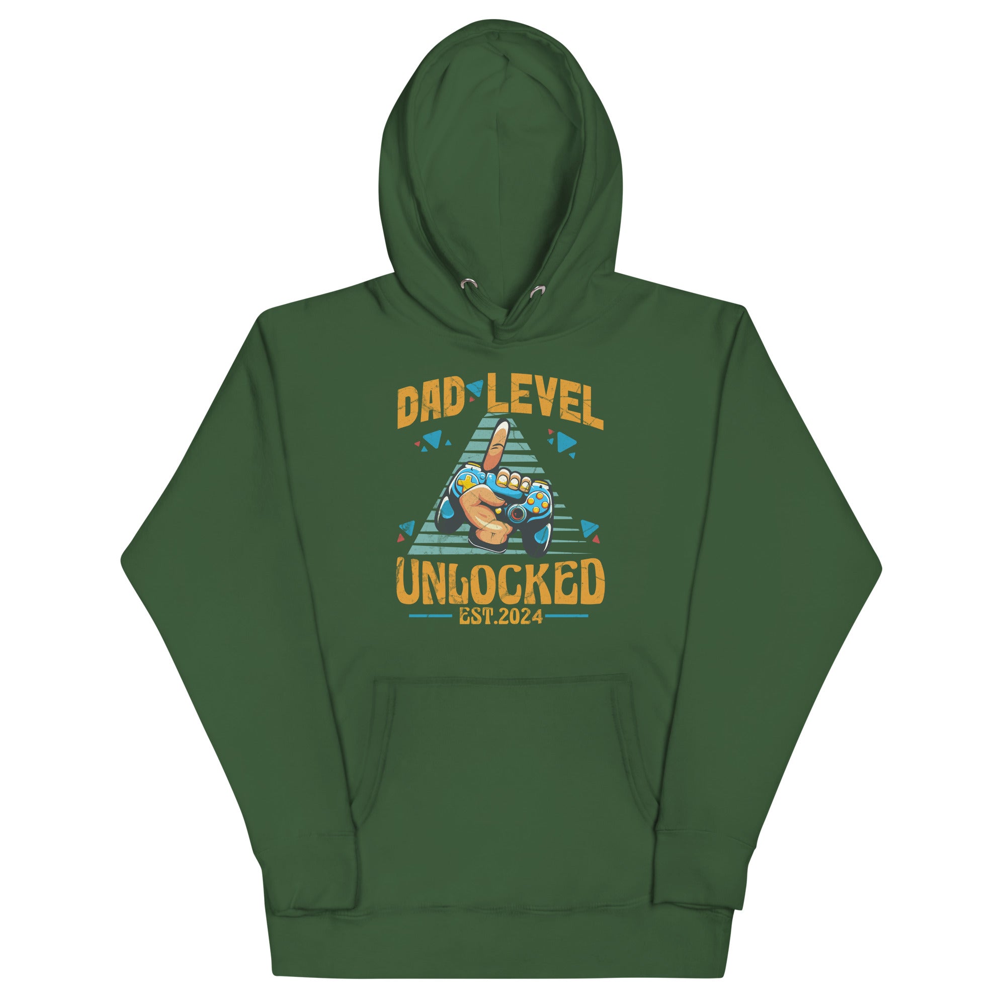 Dad Level Unlocked Est. 2024 Unisex Hoodie