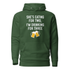 She Is Eating For Two, I'm Drinking For Three Unisex Hoodie