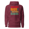 Awesome Dads Tattoos Beards Unisex Hoodie