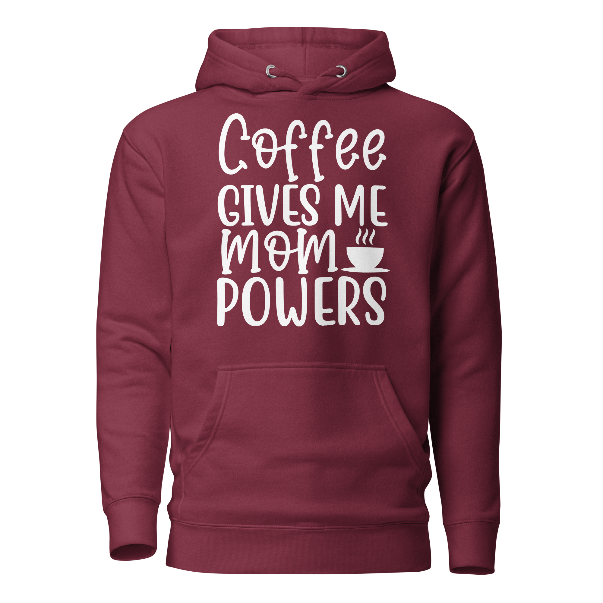 Coffee Gives Me Mom Powers Unisex Hoodie