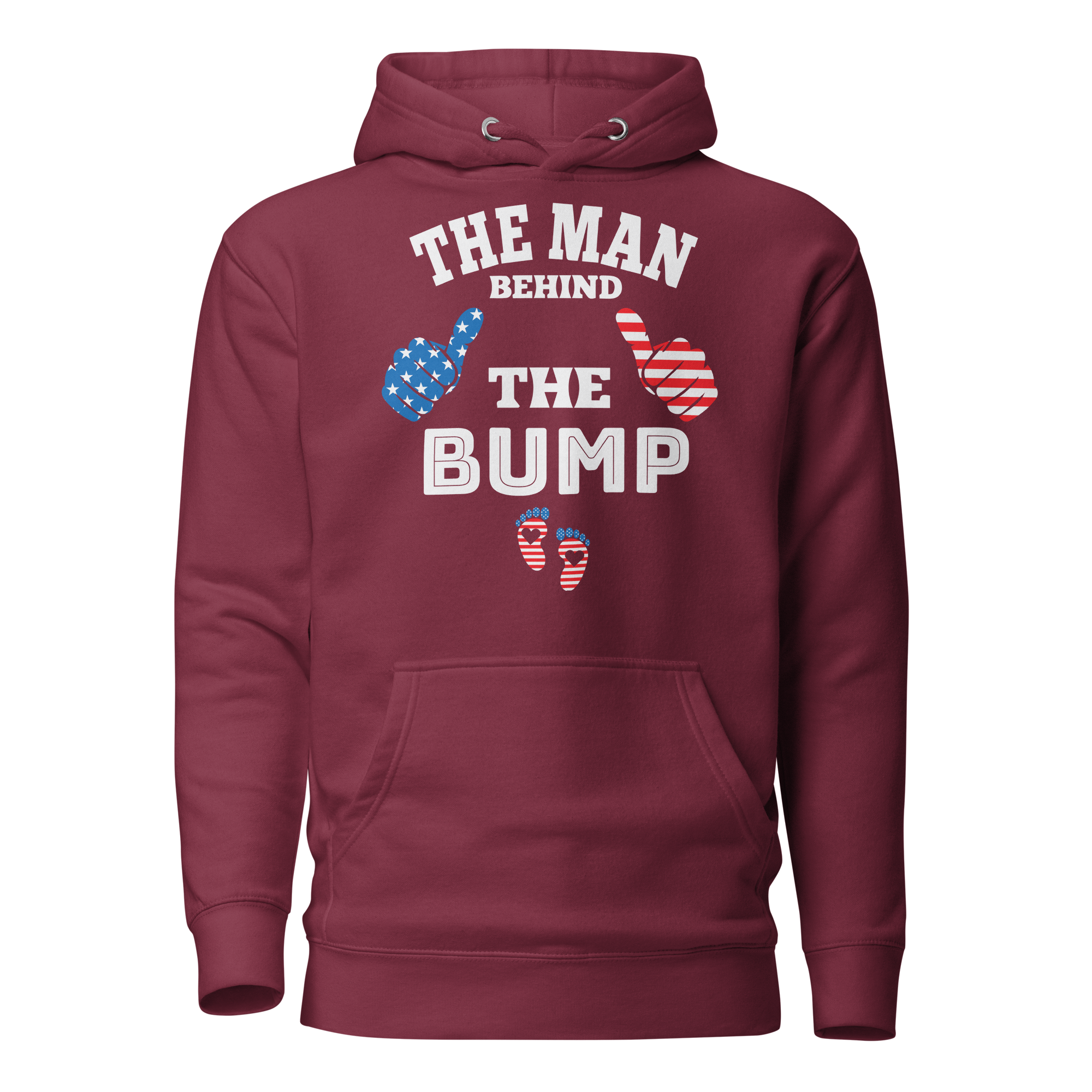 The Man Behind The Bump Unisex Hoodie