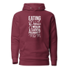 Eating Donuts For Two Funny Pregnant Mom Unisex Hoodie