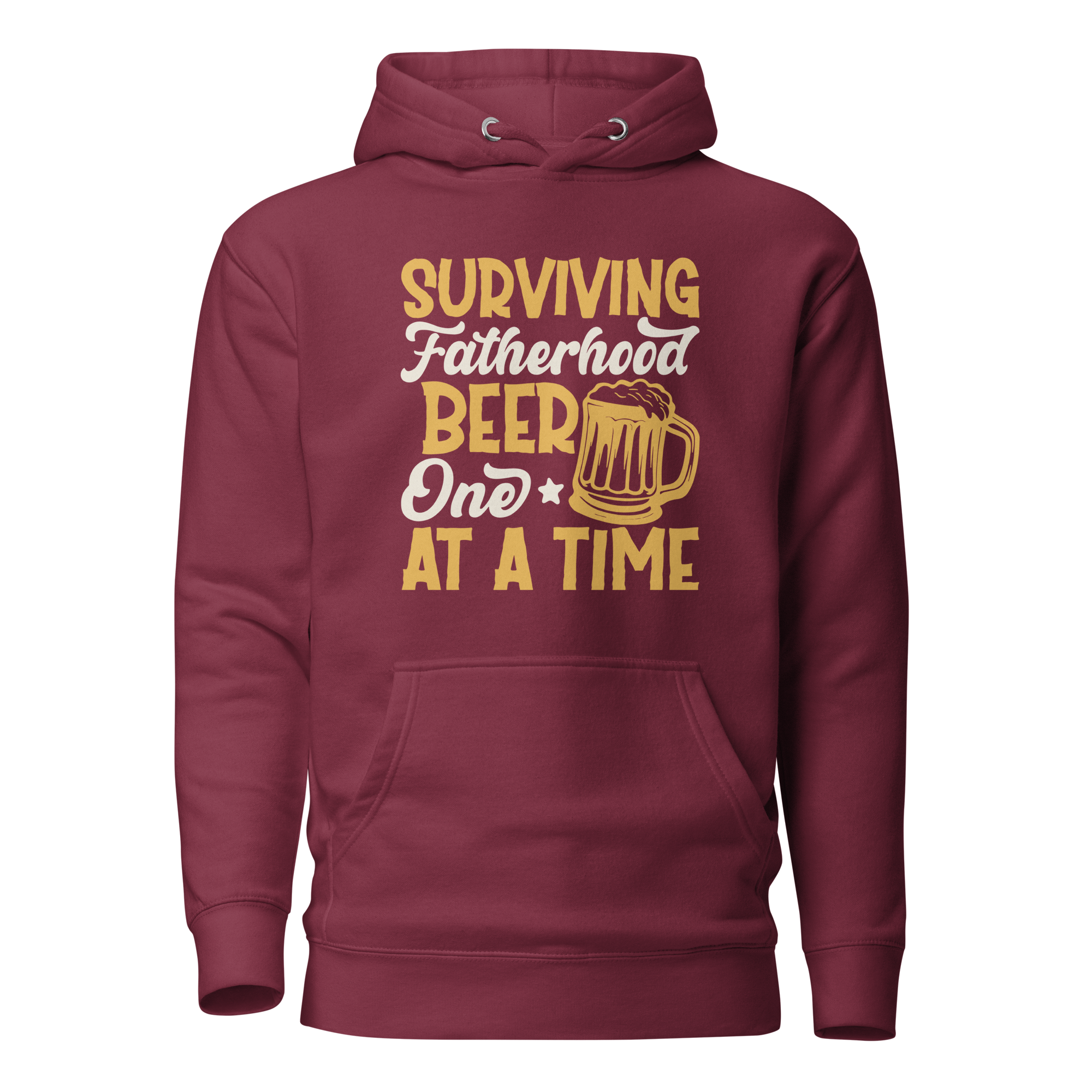 Surviving Fatherhood One Beer At A time Unisex Hoodie