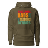 Awesome Dads Tattoos Beards Unisex Hoodie