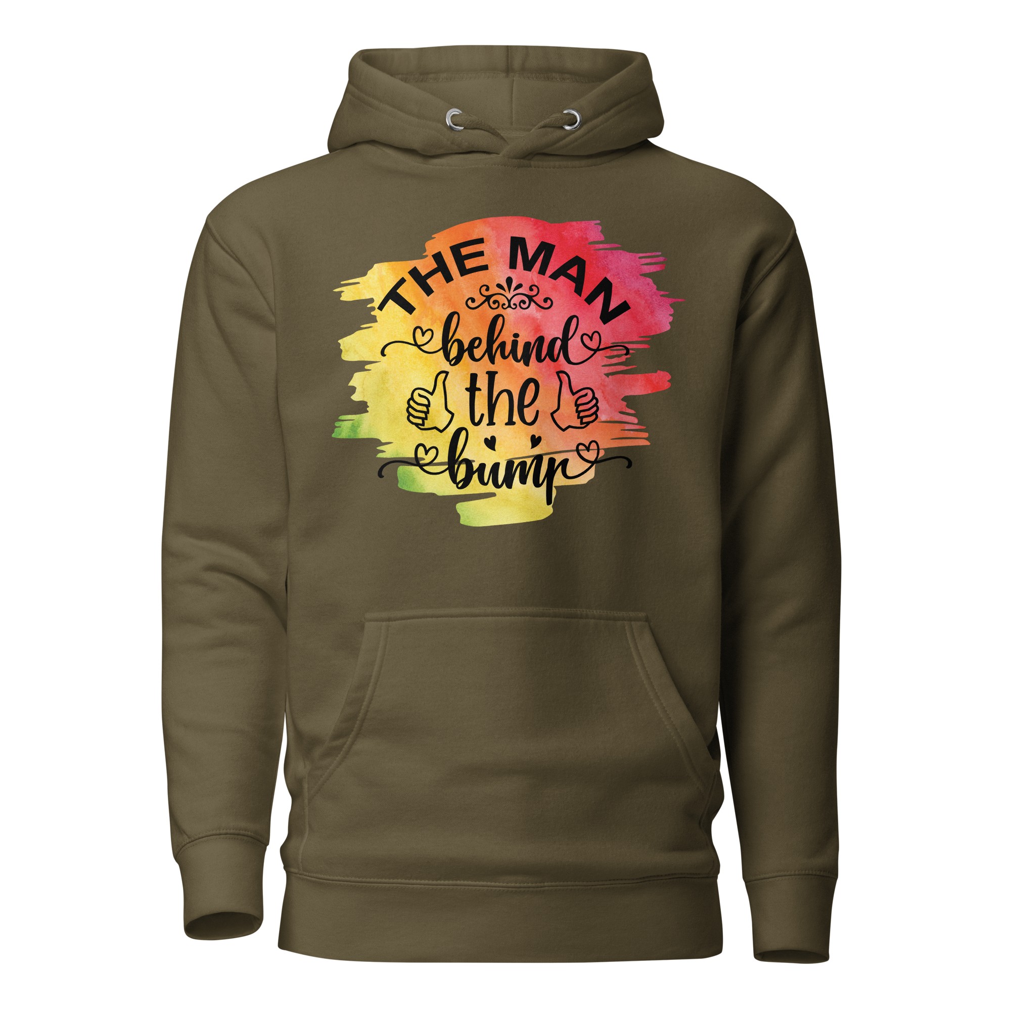 The Man Behind The Bump Unisex Hoodie