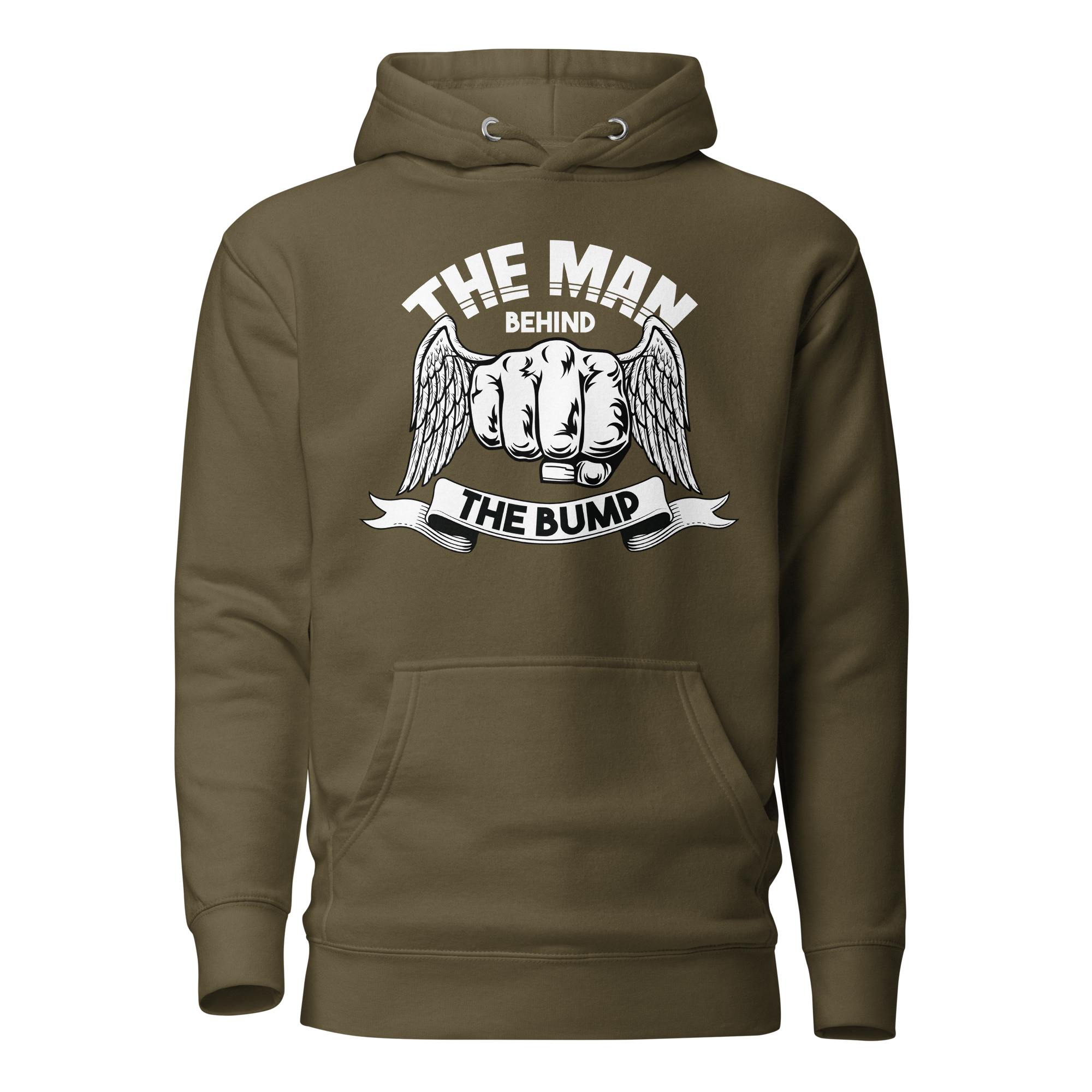 The Man Behind The Bump Unisex Hoodie