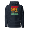 Awesome Dads Tattoos Beards Unisex Hoodie