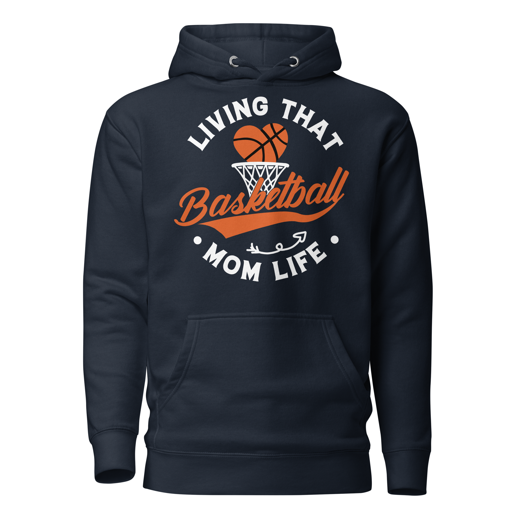 Living That Basketball Mom Life Unisex Hoodie