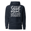 Just A Good Mom With A Hood Playlist Unisex Hoodie