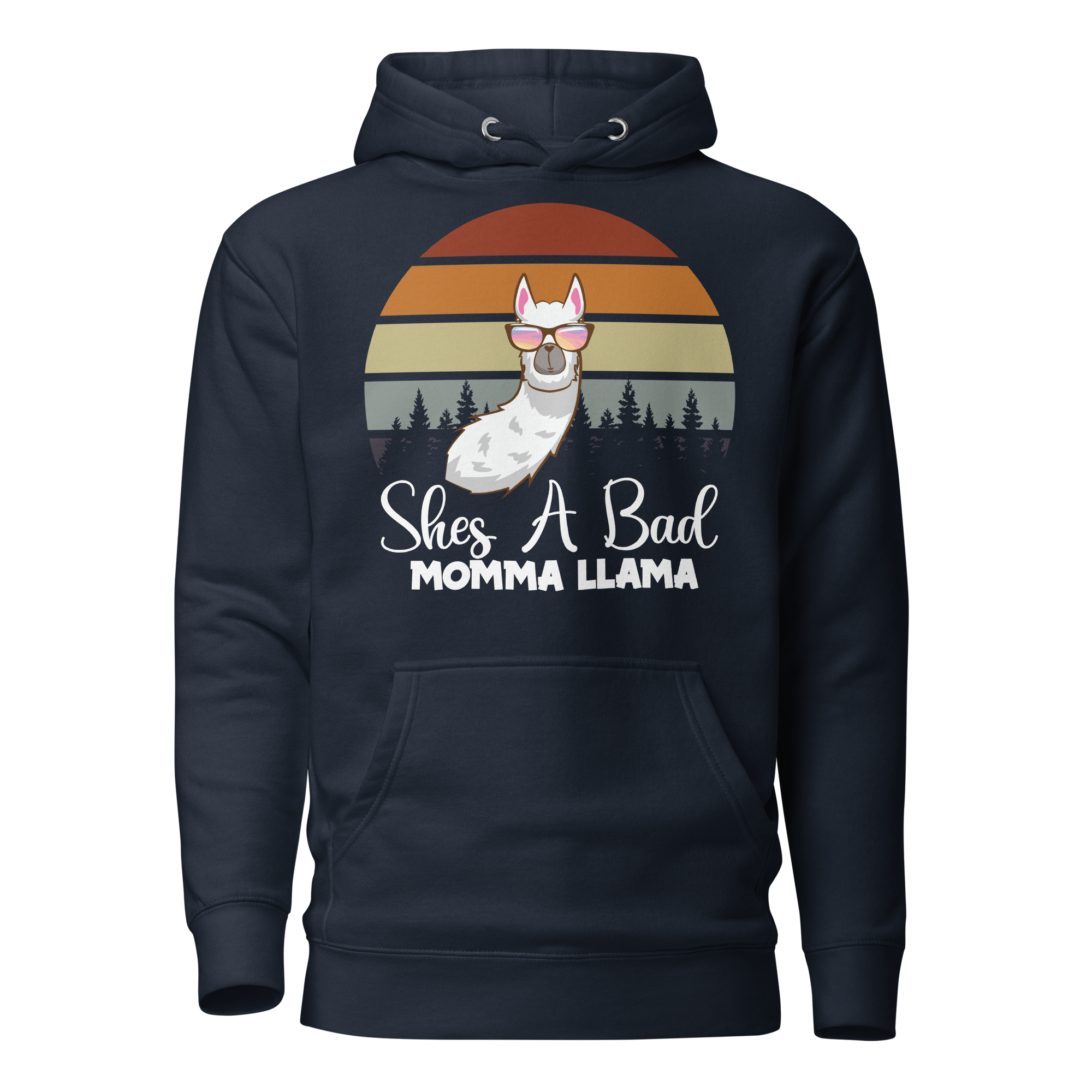 She's A Bad Momma Llama Unisex Hoodie