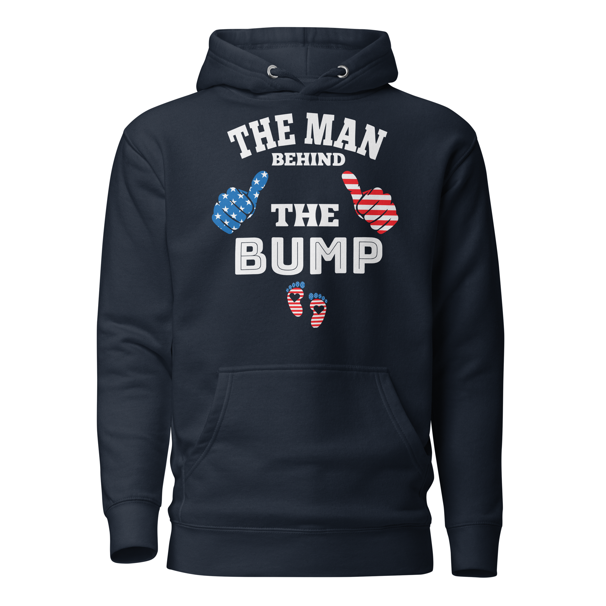 The Man Behind The Bump Unisex Hoodie