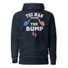 The Man Behind The Bump Unisex Hoodie