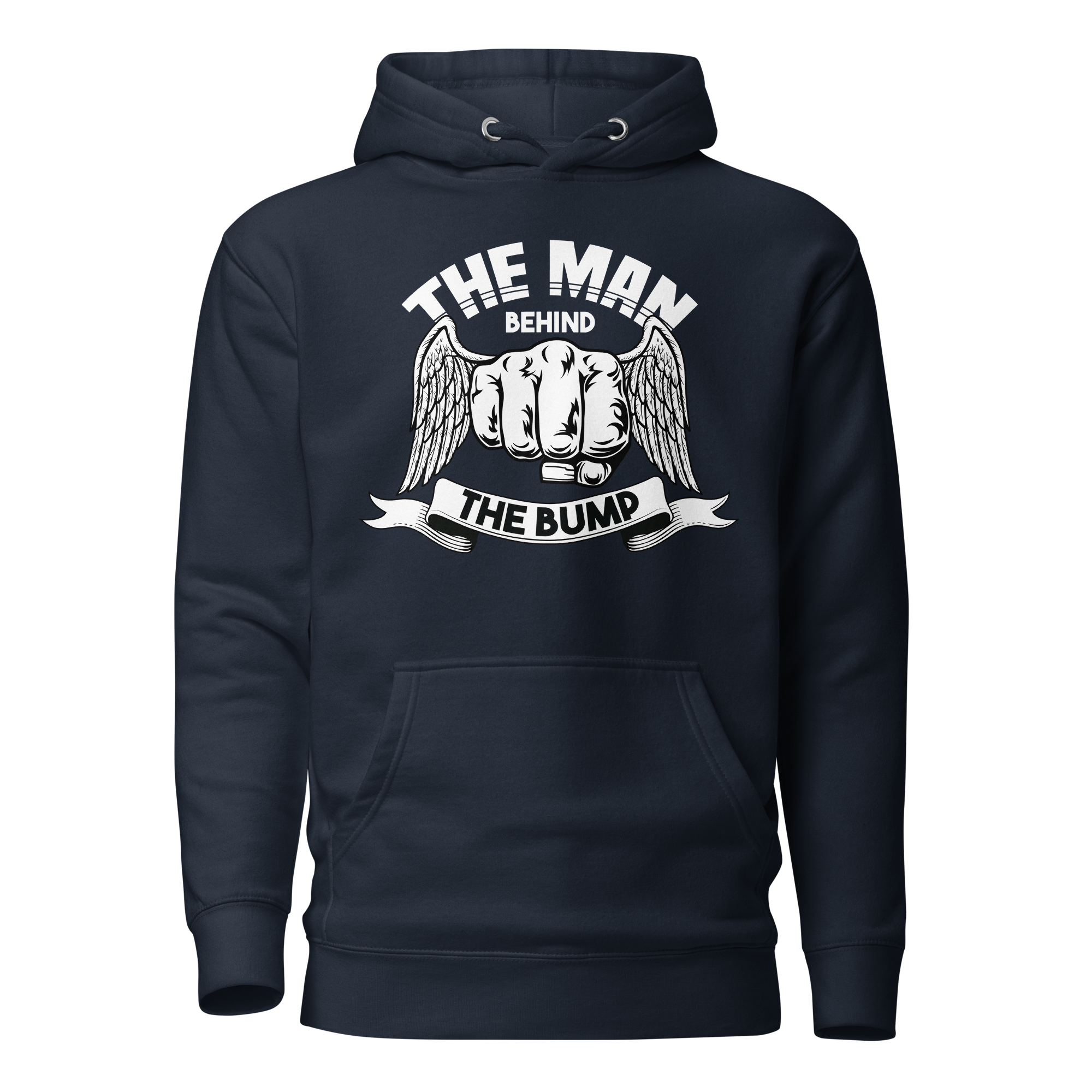 The Man Behind The Bump Unisex Hoodie