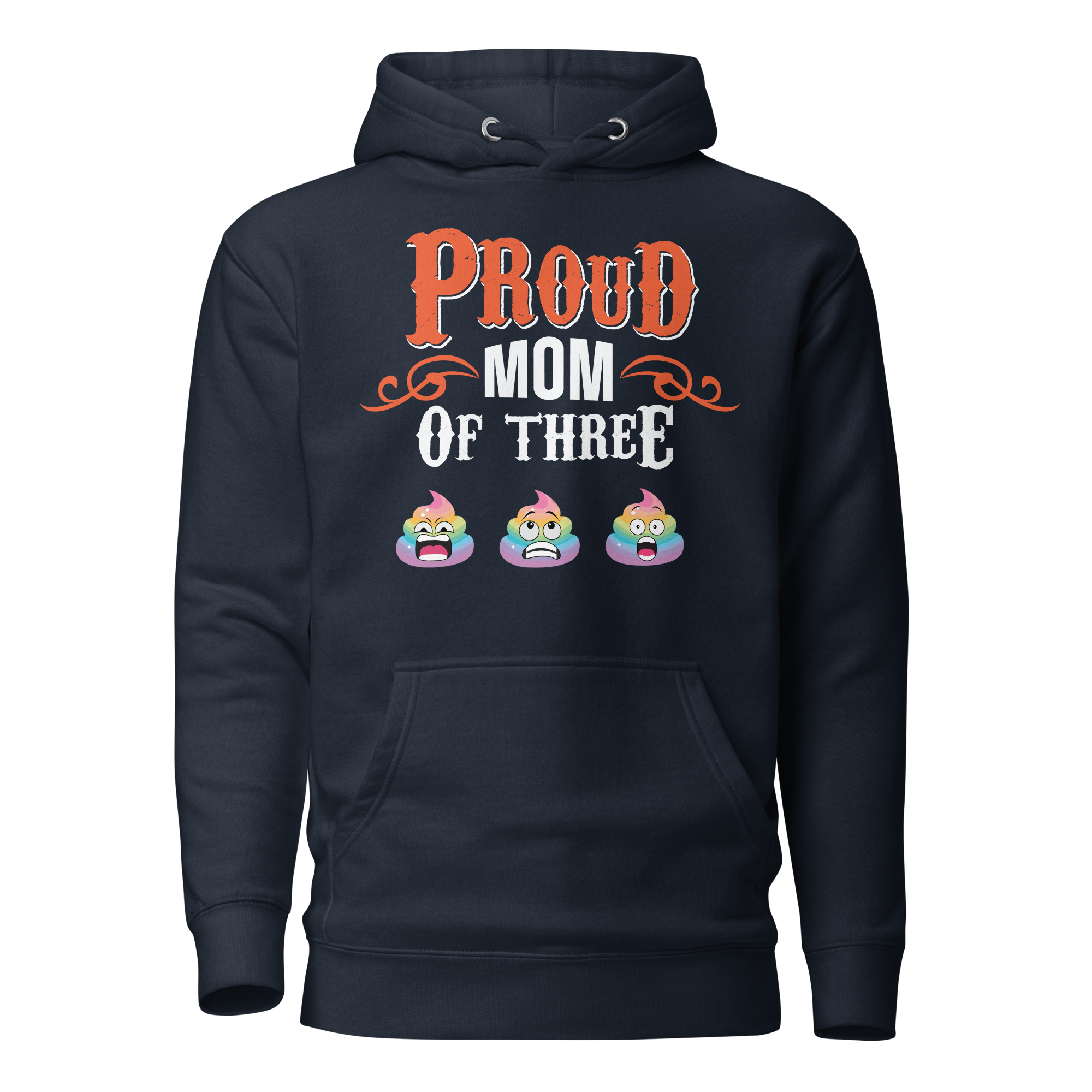 Proud Mom Of Three Unisex Hoodie