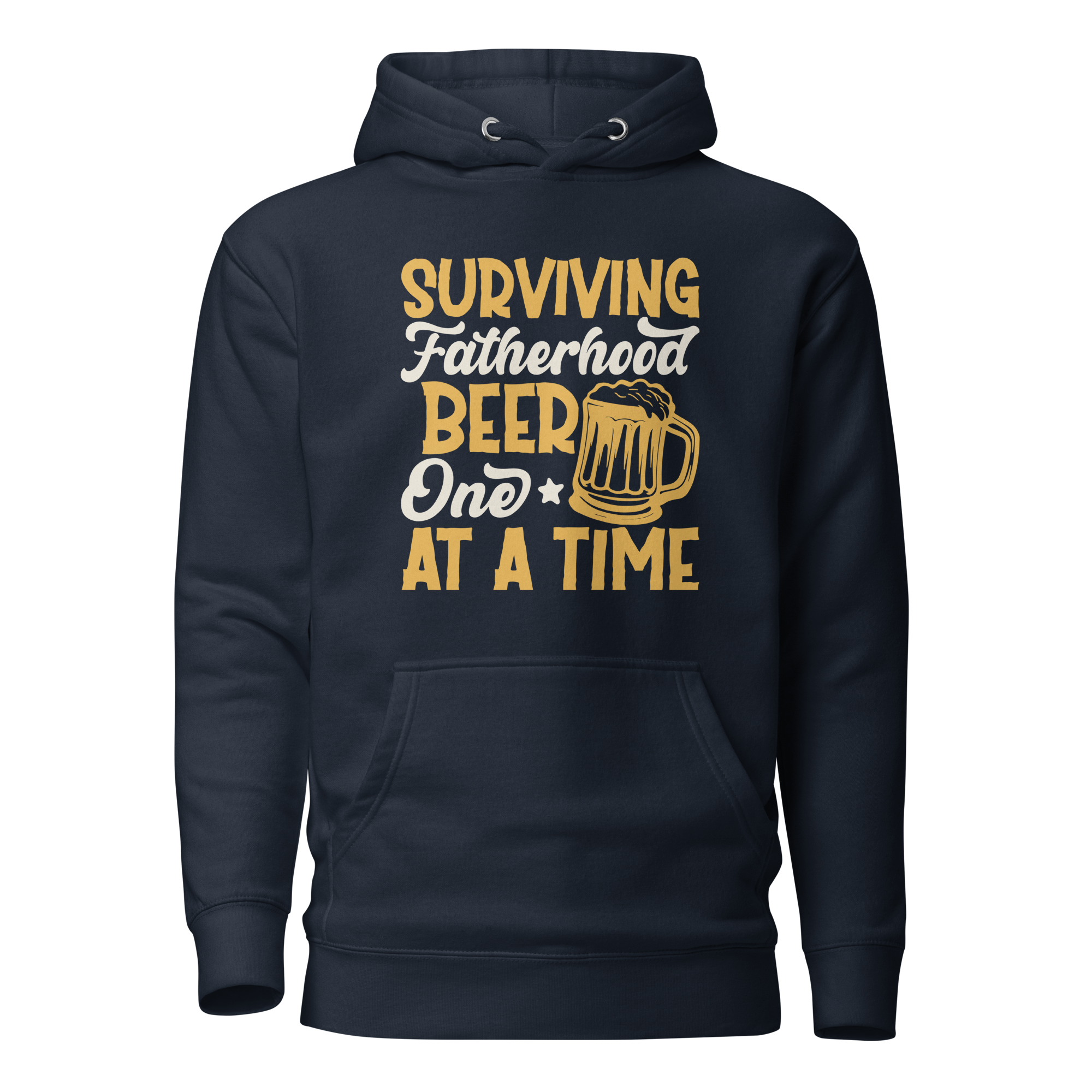 Surviving Fatherhood One Beer At A time Unisex Hoodie