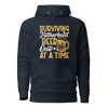 Surviving Fatherhood One Beer At A time Unisex Hoodie