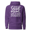 Just A Good Mom With A Hood Playlist Unisex Hoodie