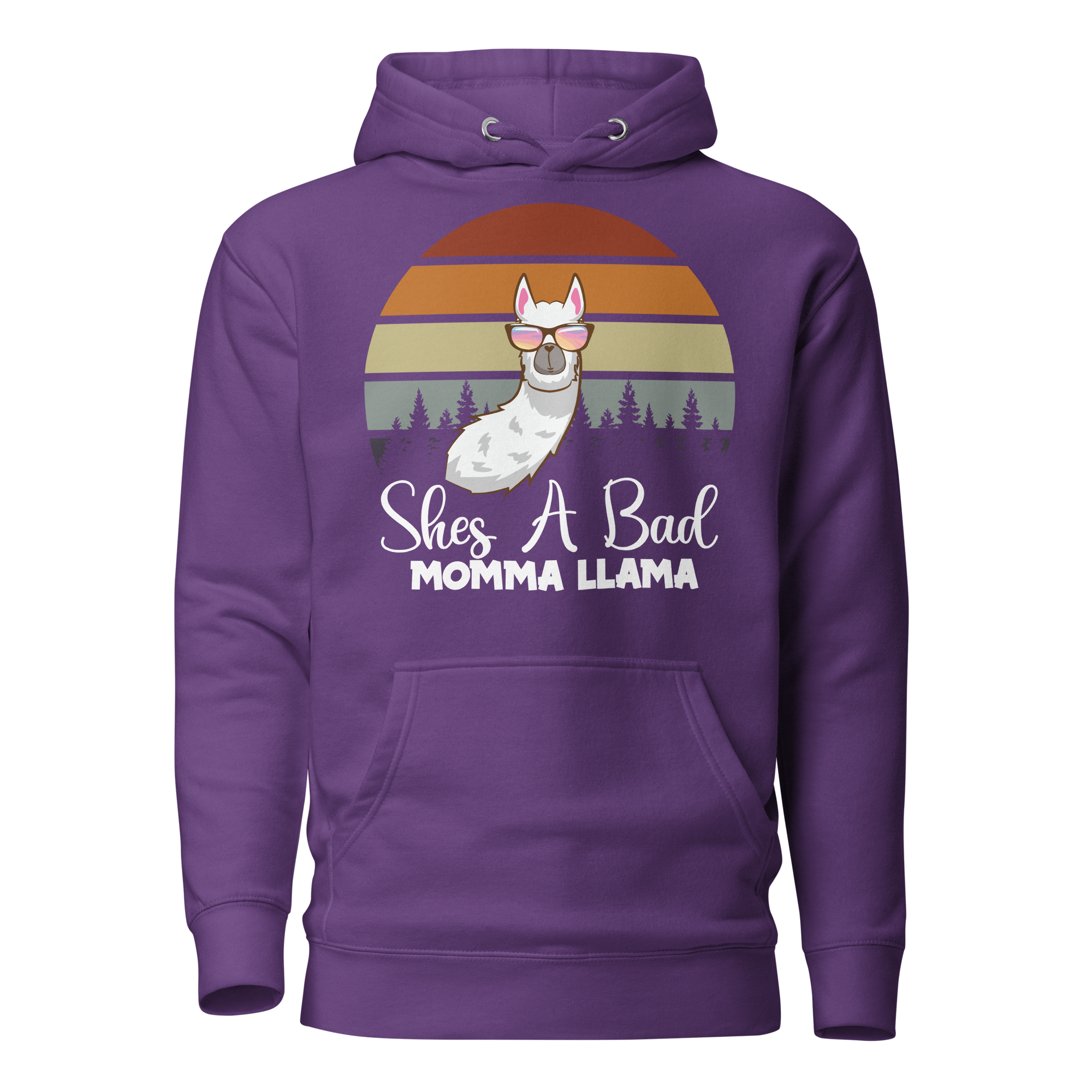 She's A Bad Momma Llama Unisex Hoodie