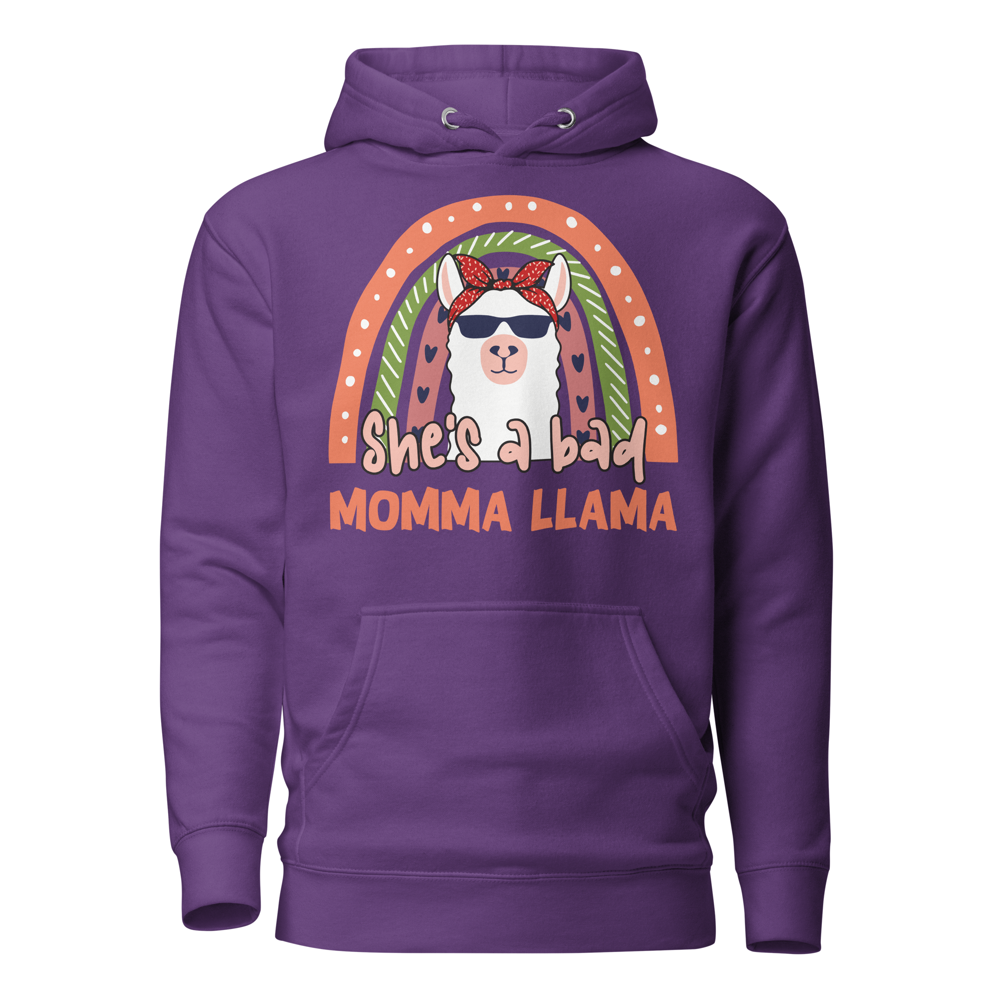 She's A Bad Momma Llama Unisex Hoodie