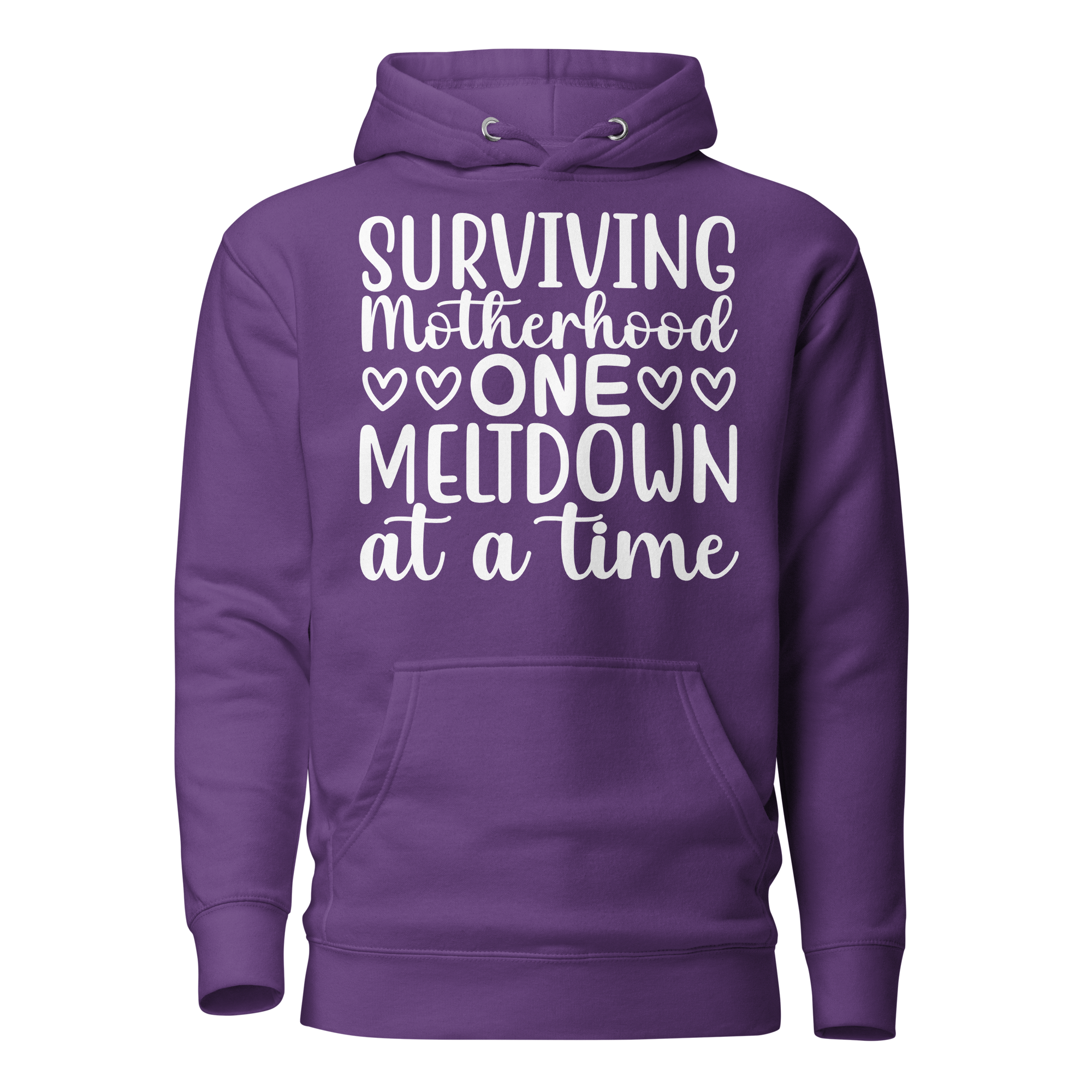 Surviving Motherhood One Meltdown At A Time Unisex Hoodie