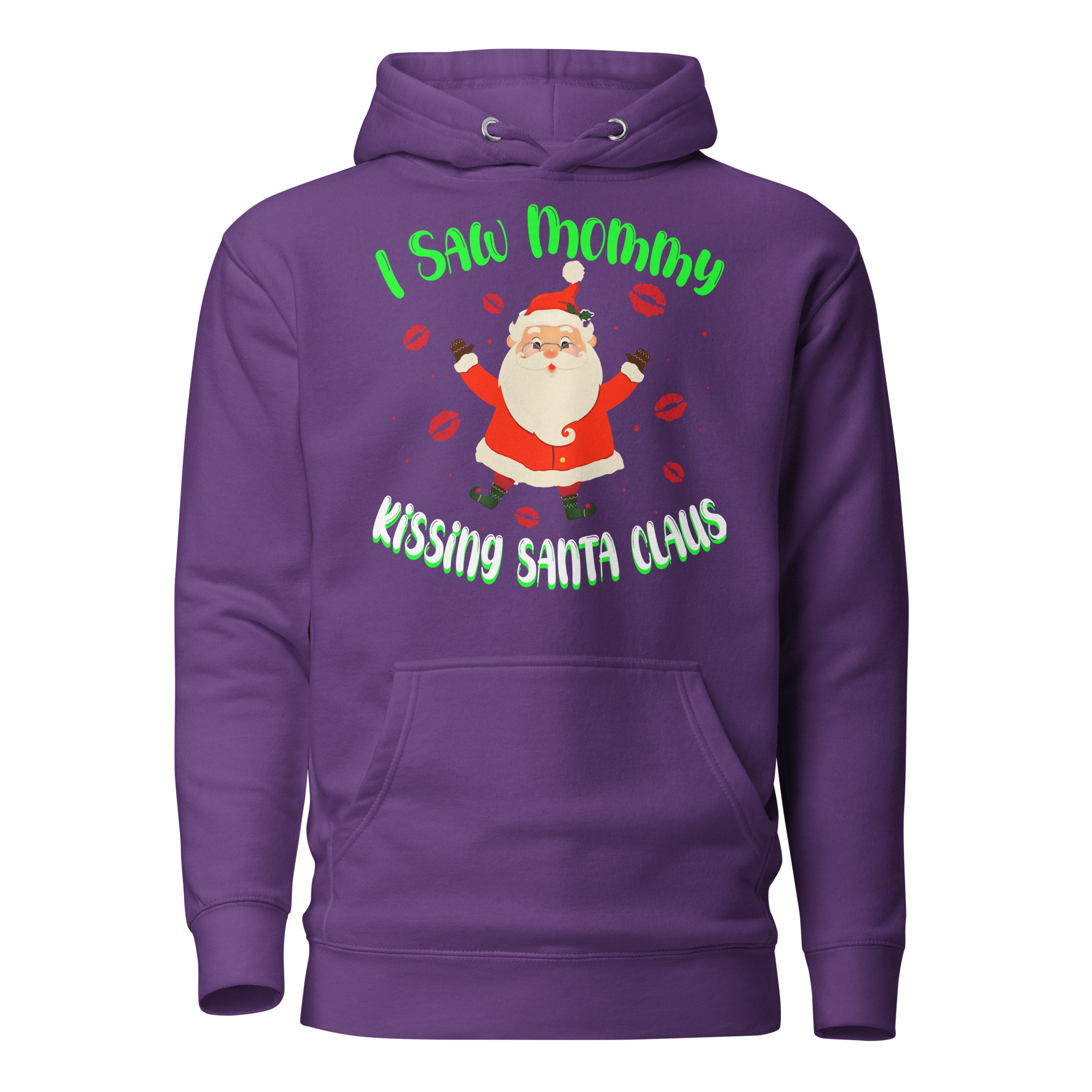 I Saw Mommy Kissing Santa Claus Unisex Hoodie