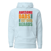 Awesome Dads Tattoos Beards Unisex Hoodie