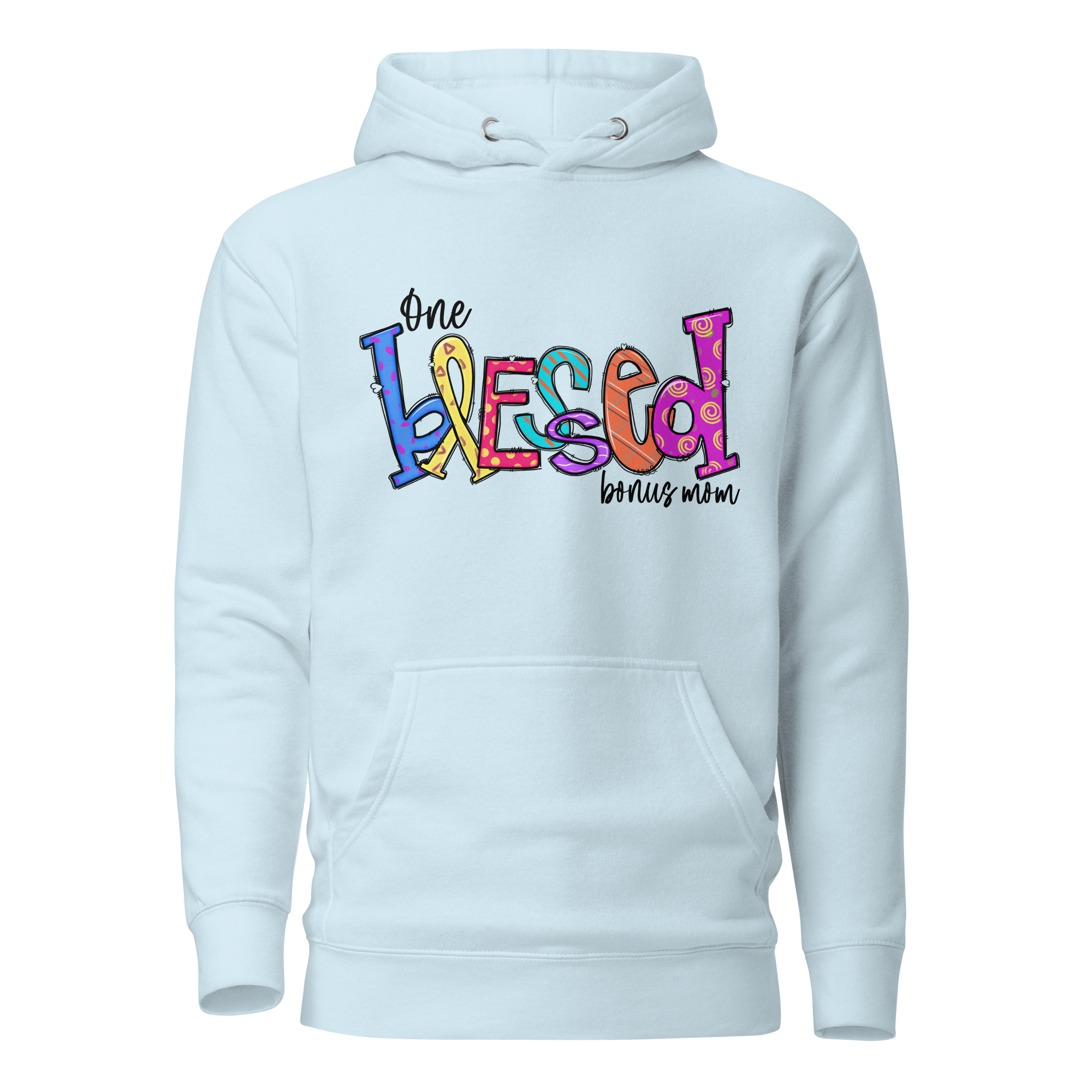 One Blessed Bonus Mom Unisex Hoodie