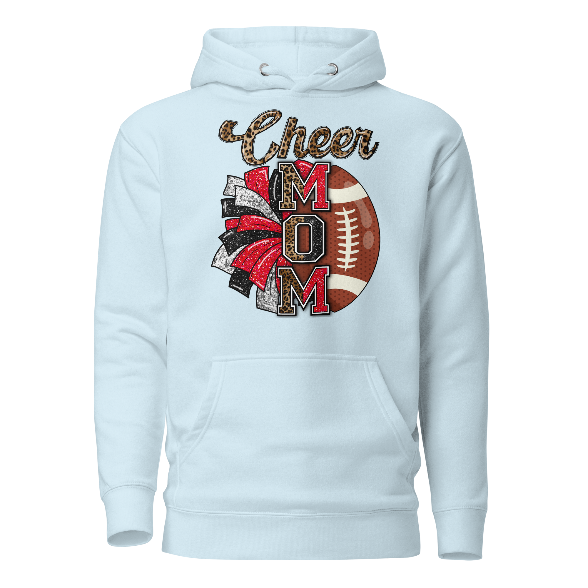 Cheer Football Mom Unisex Hoodie