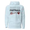 Football Mom Heart Unisex Hoodie