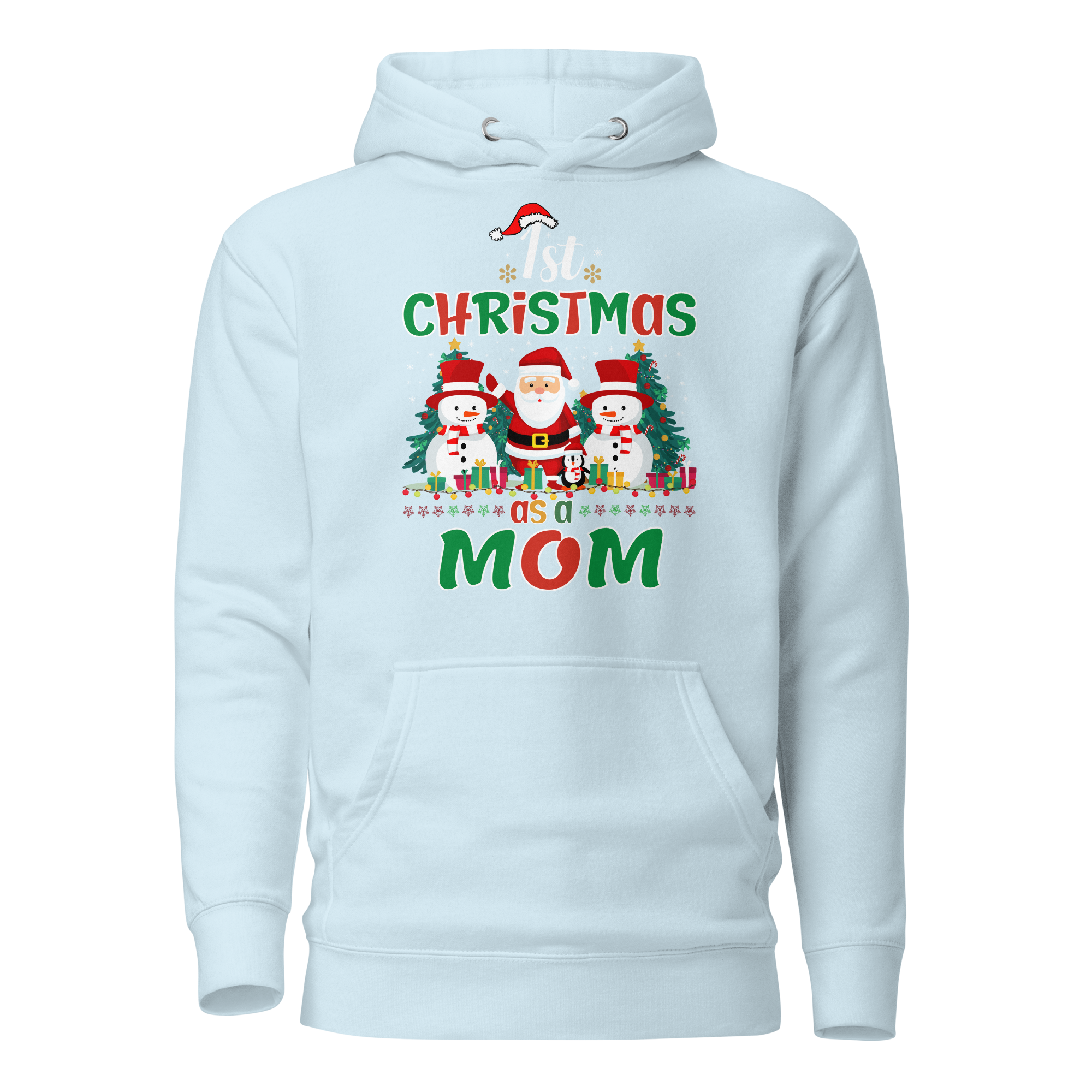 1st Christmas As A Mom Unisex Hoodie