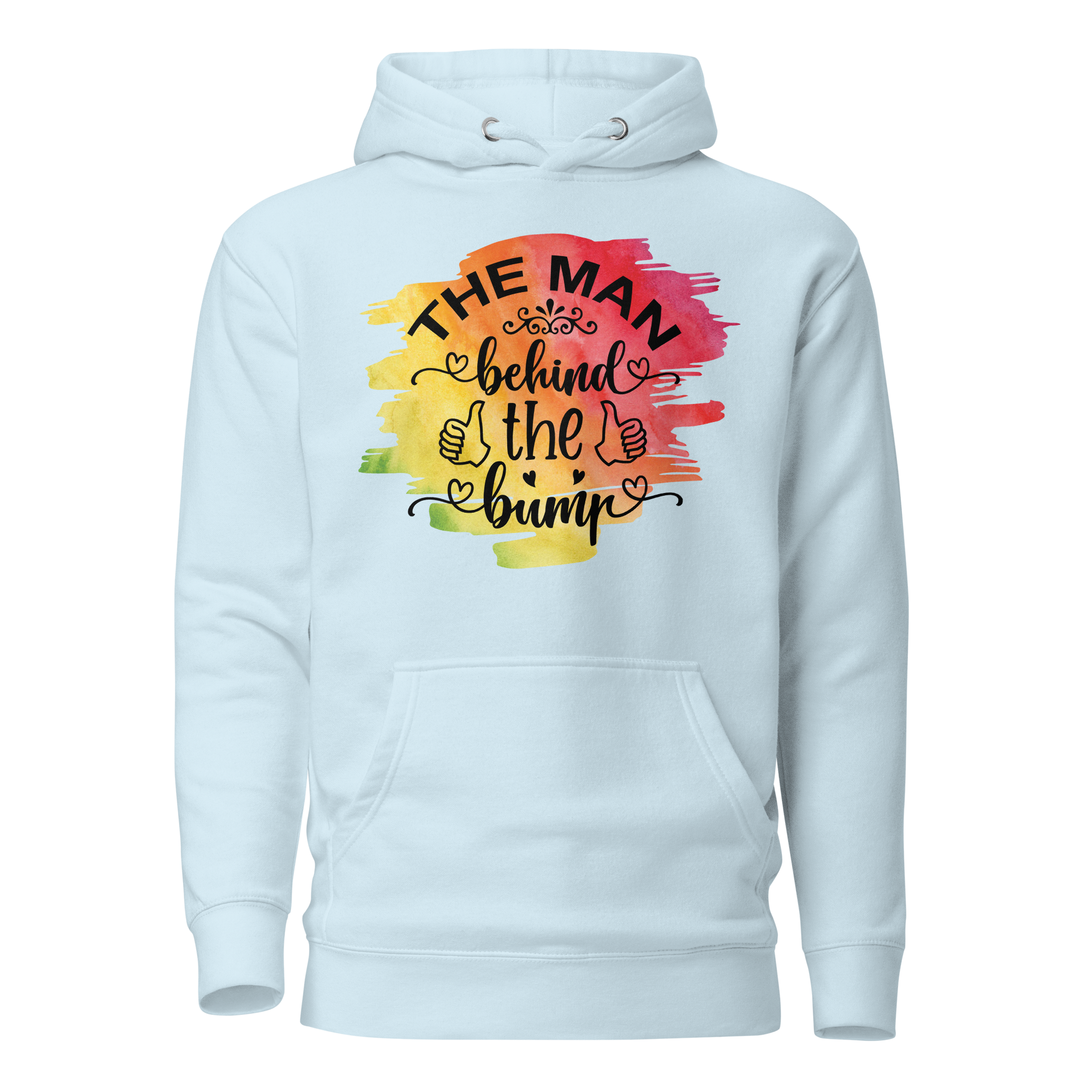 The Man Behind The Bump Unisex Hoodie