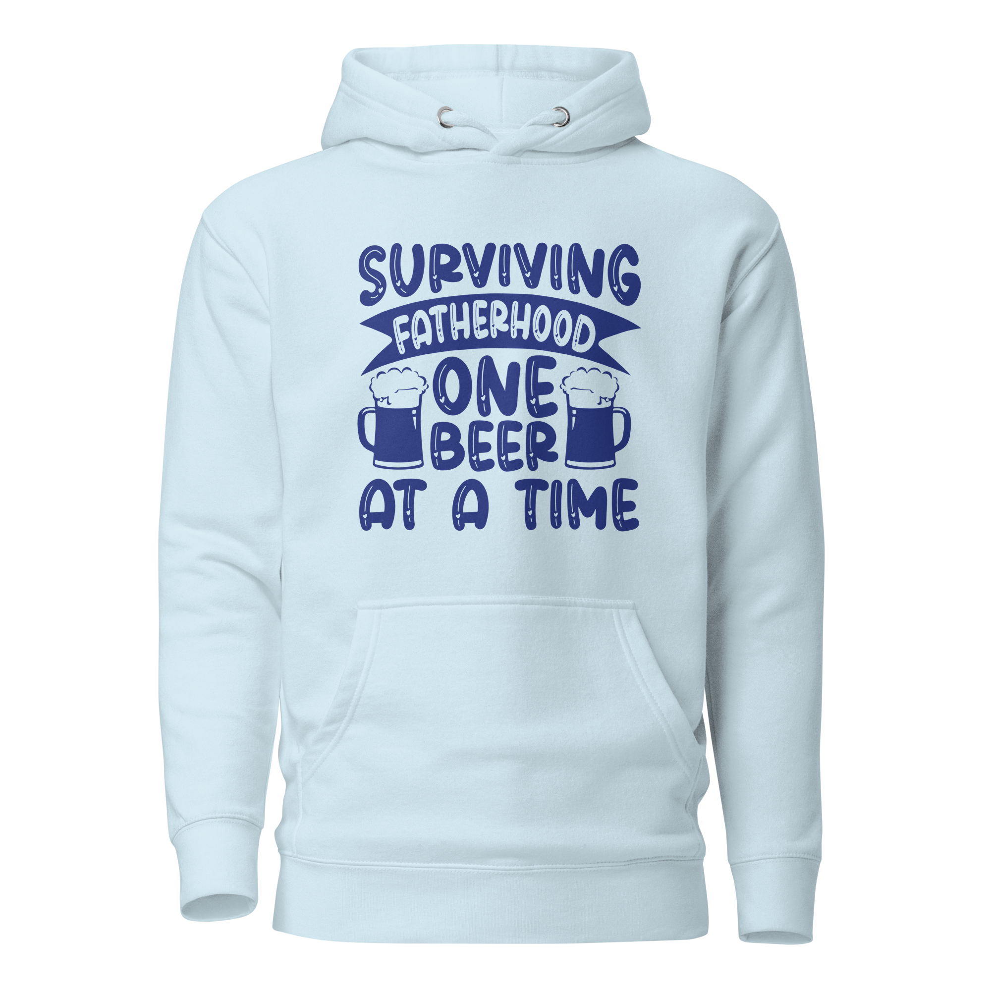 Surviving Fatherhood One Beer At A time Unisex Hoodie