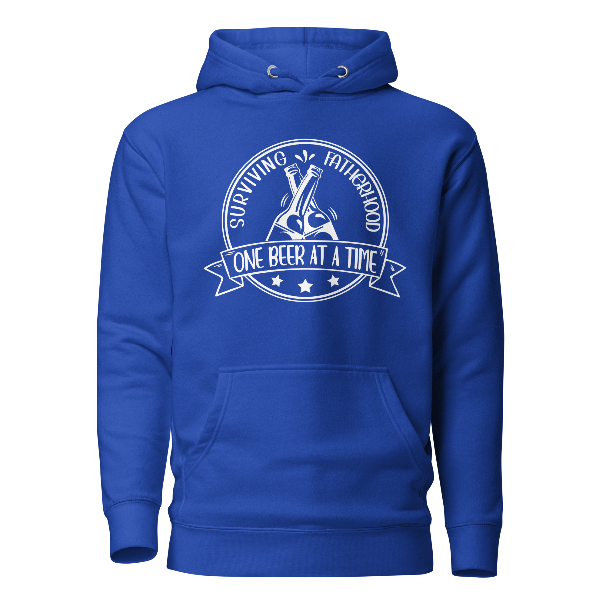 Surviving Fatherhood One Beer At A time Unisex Hoodie