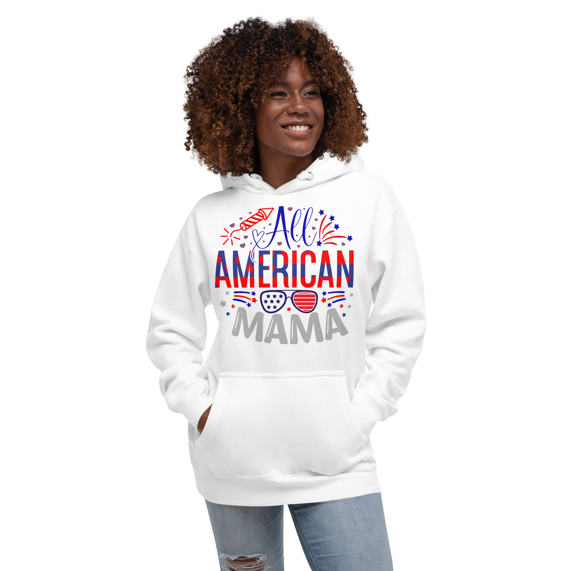 All American Mama Hoodie