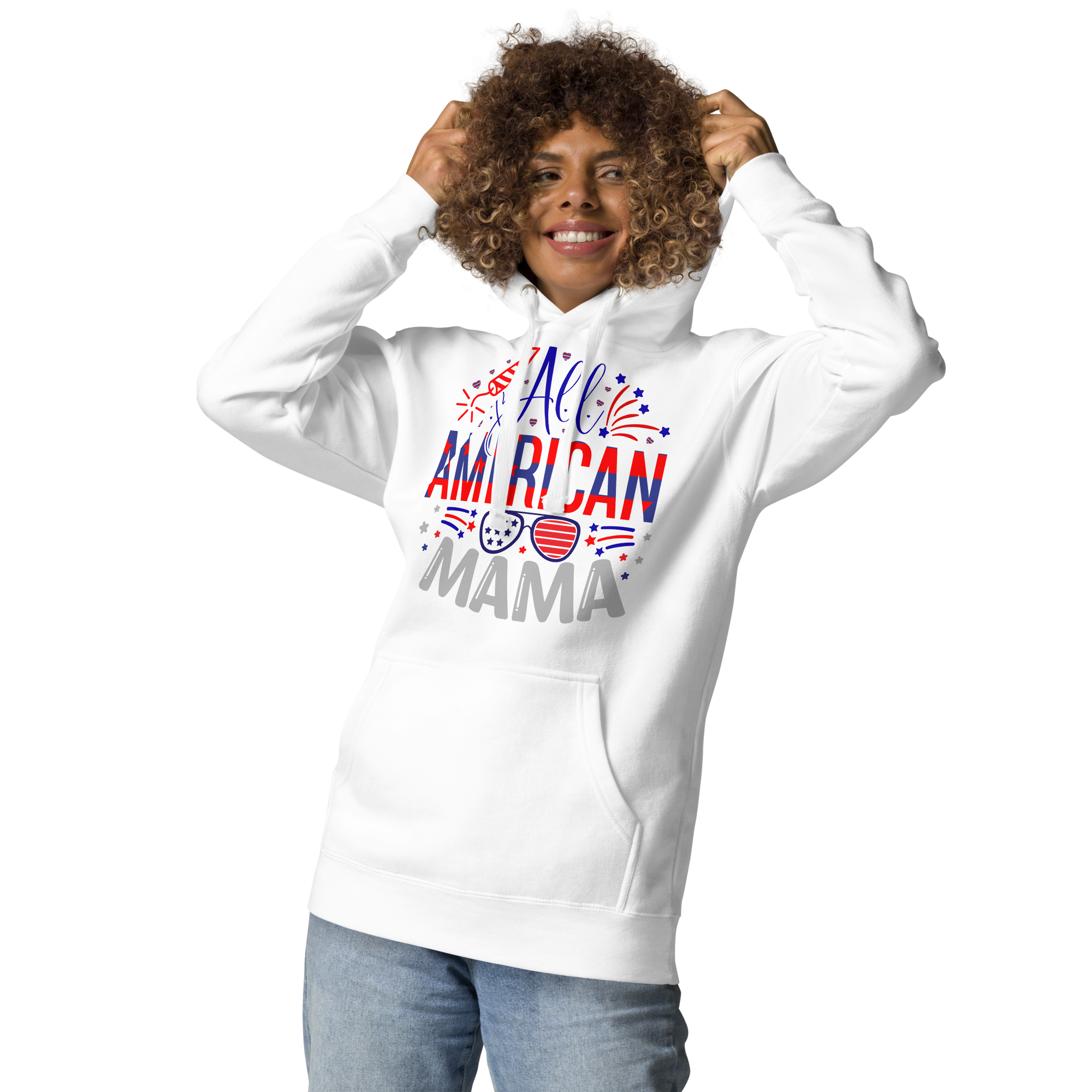 All American Mama Hoodie