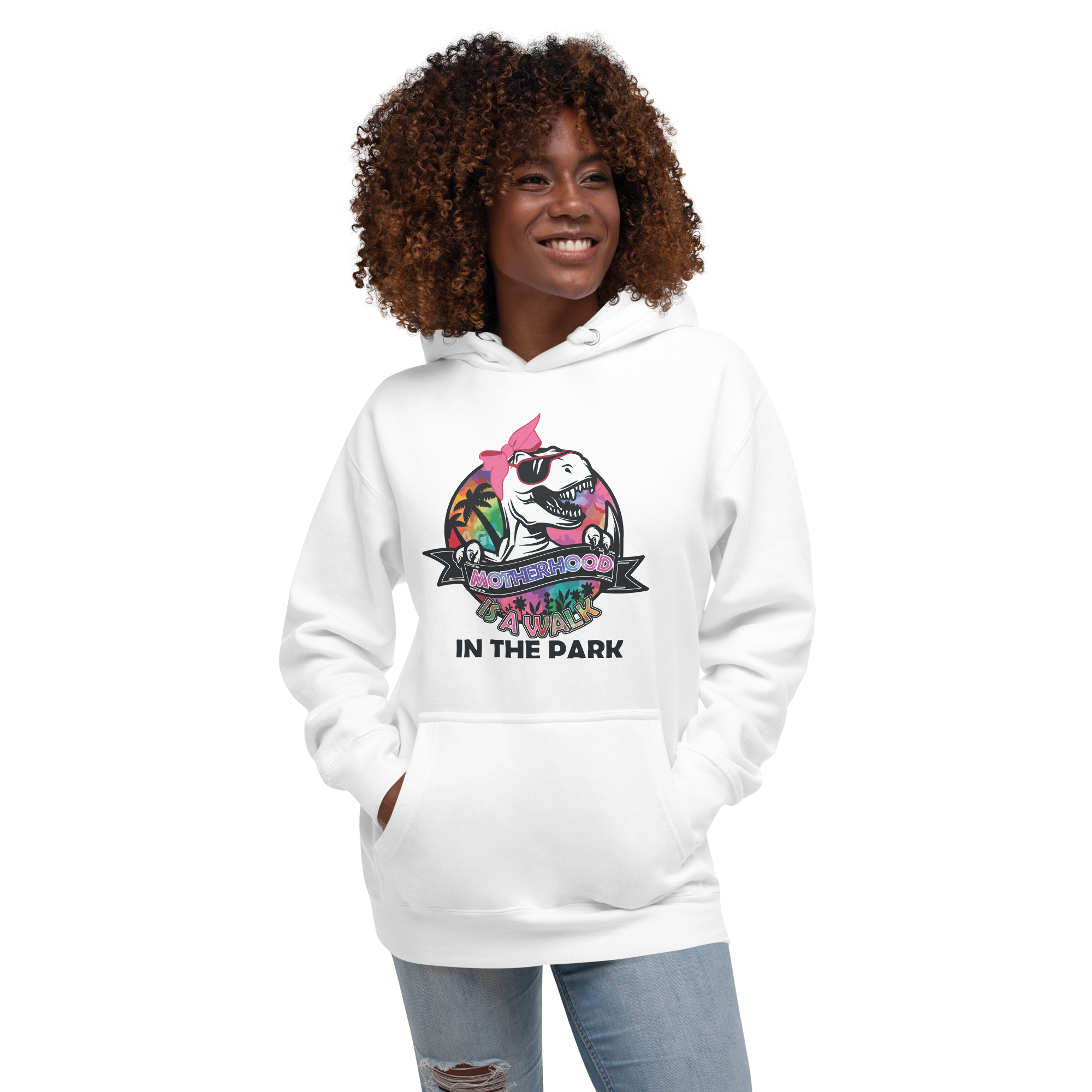 Motherhood Is A Walk In The Park Unisex Hoodie