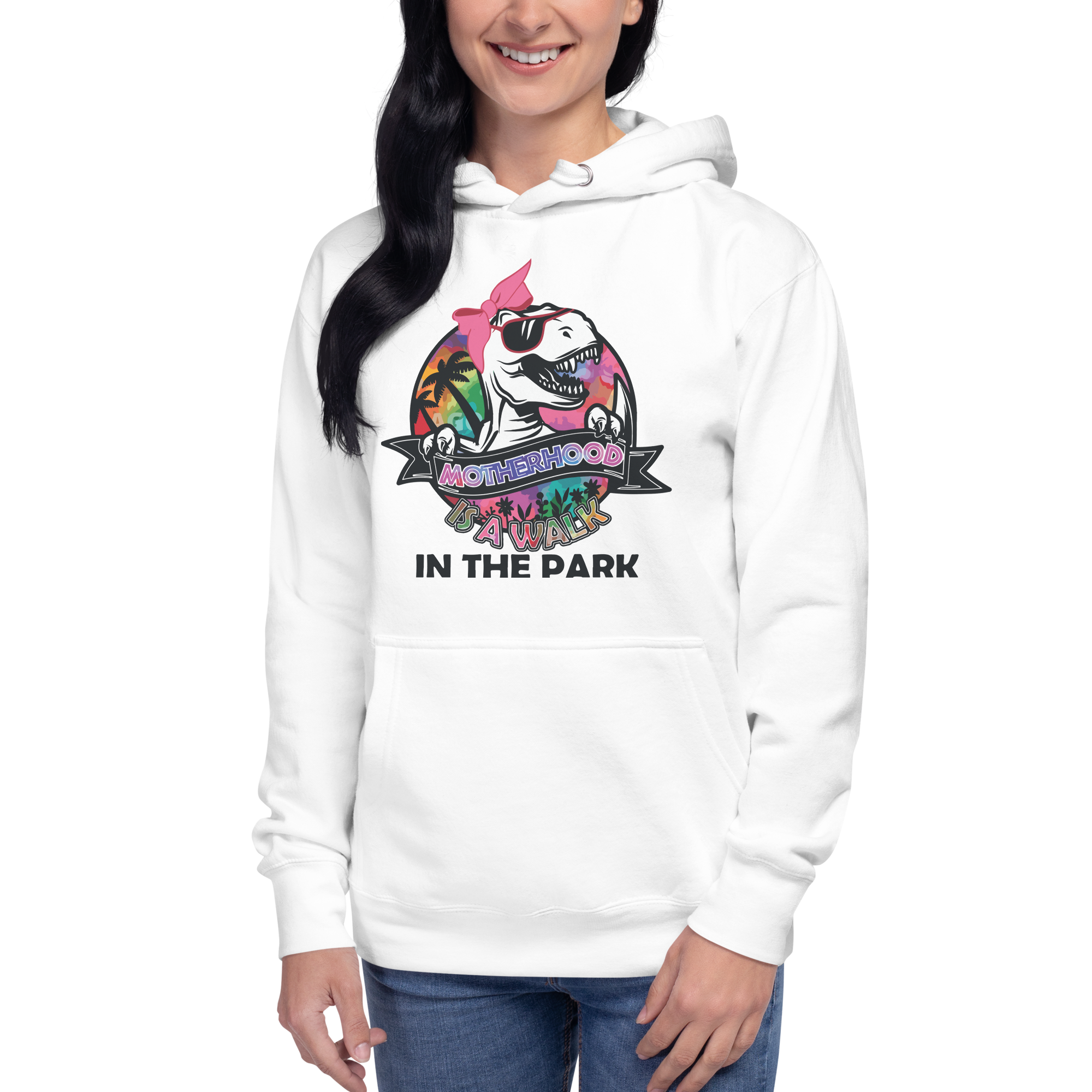 Motherhood Is A Walk In The Park Unisex Hoodie