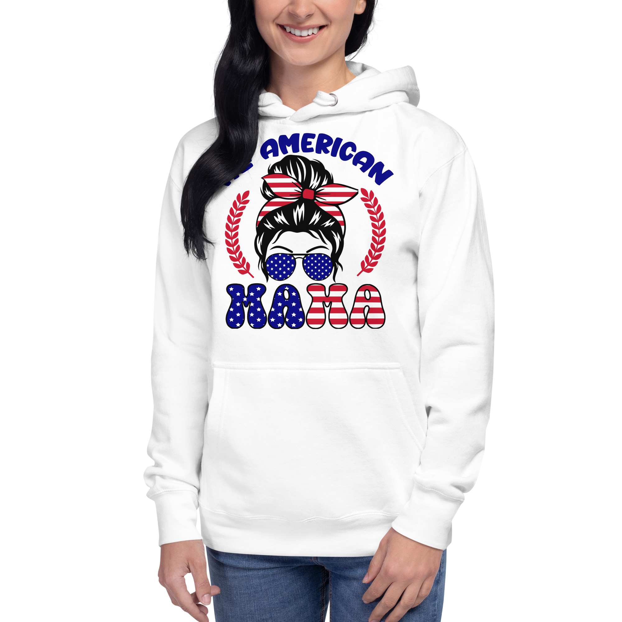 All American Mama Hoodie