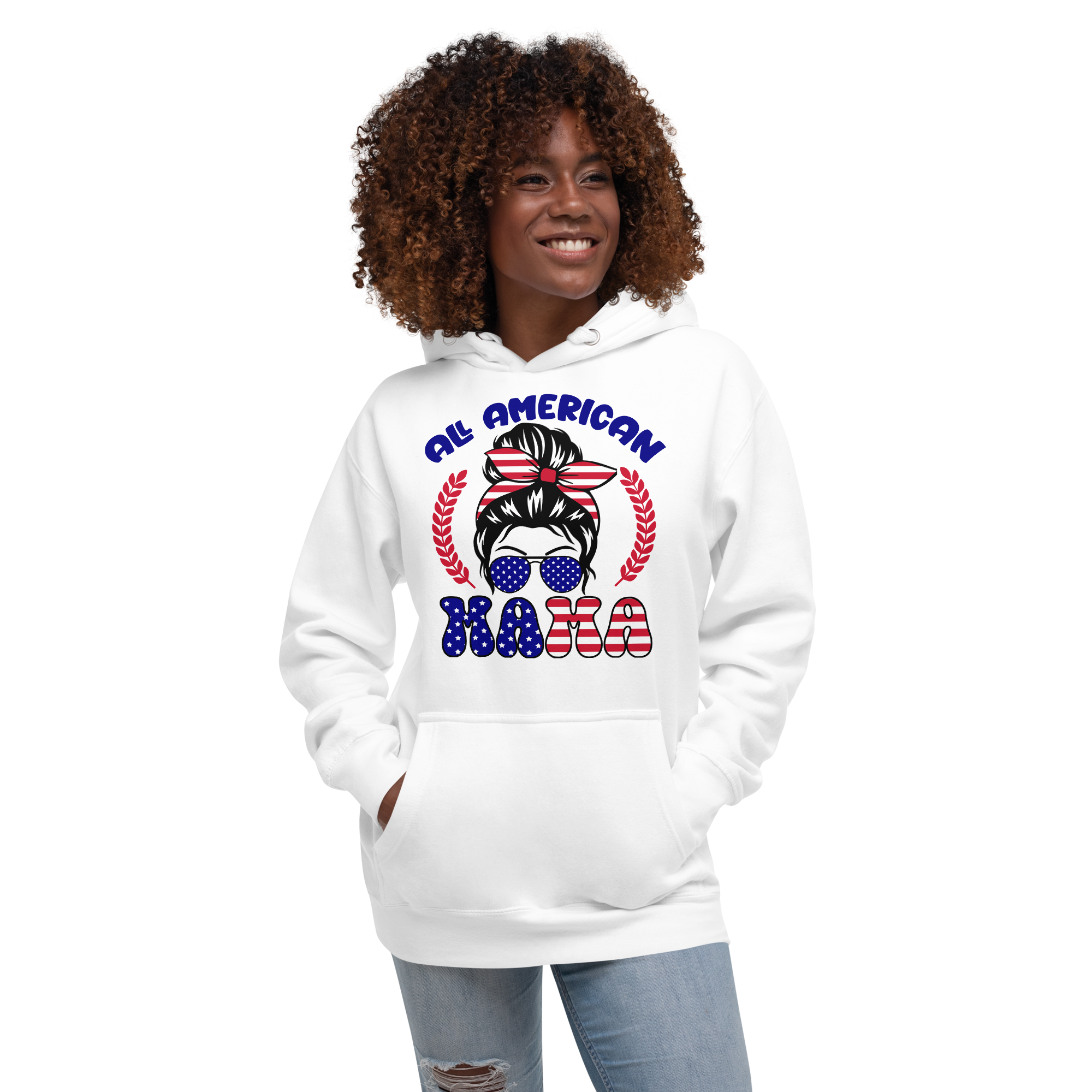 All American Mama Hoodie