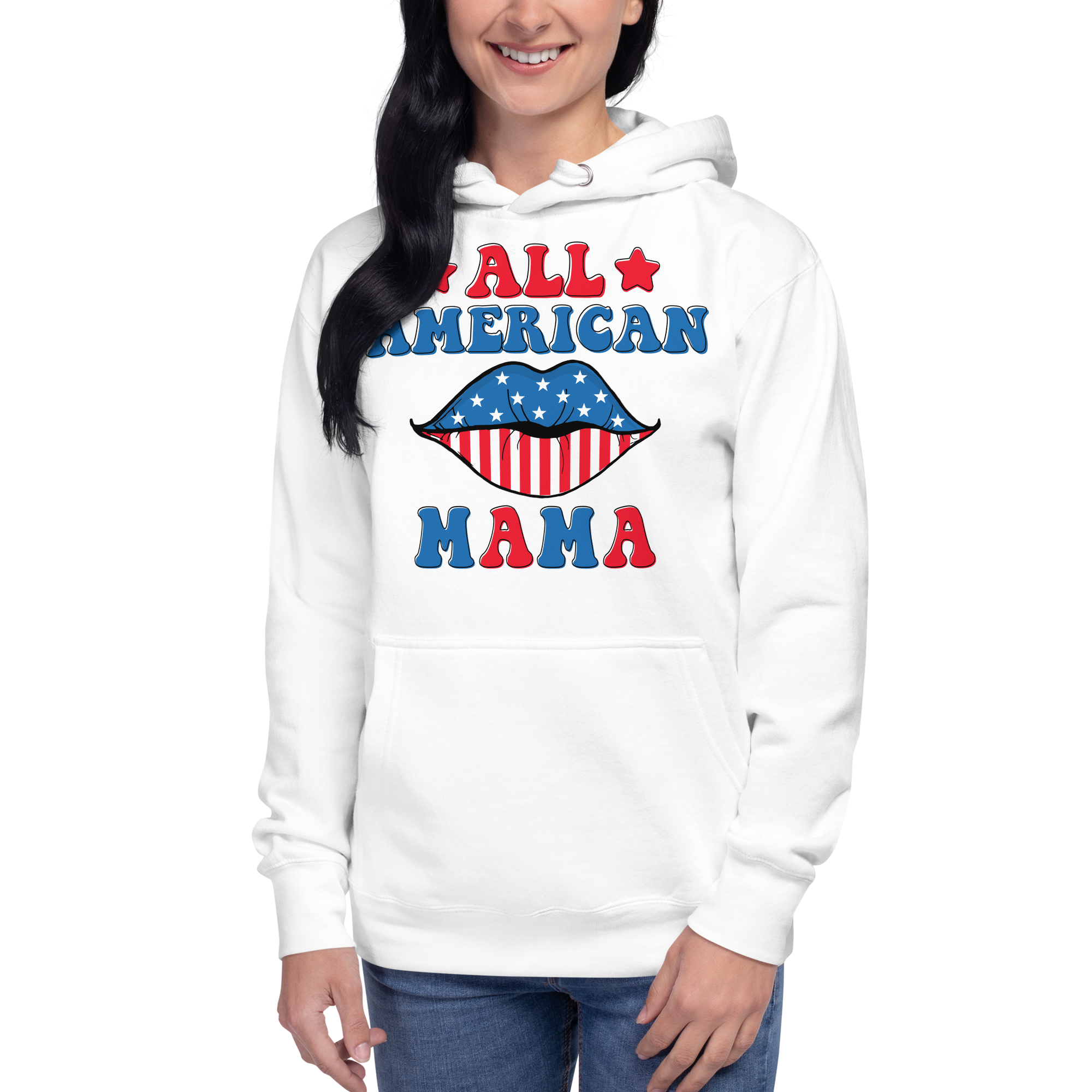 All American Mama Hoodie