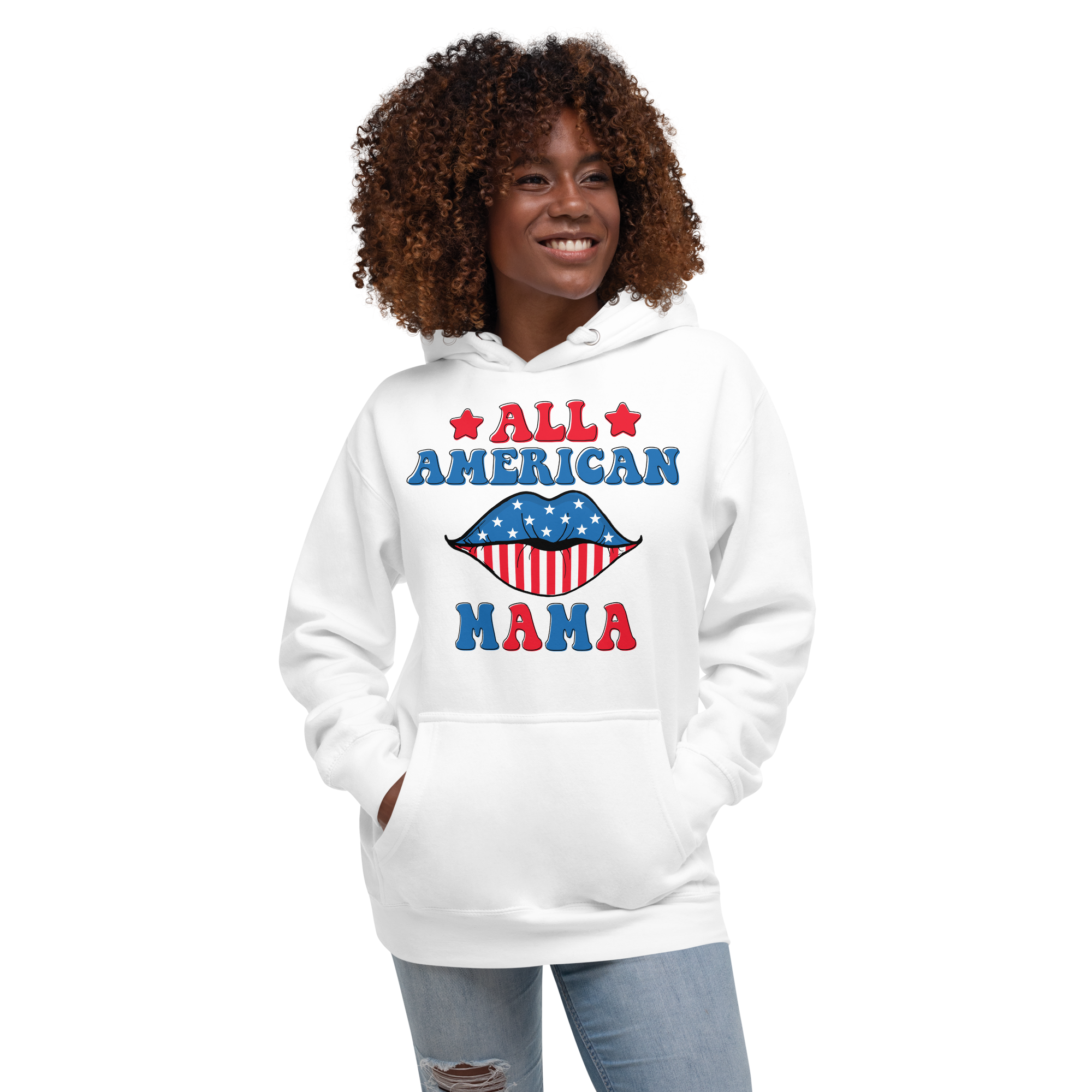 All American Mama Hoodie