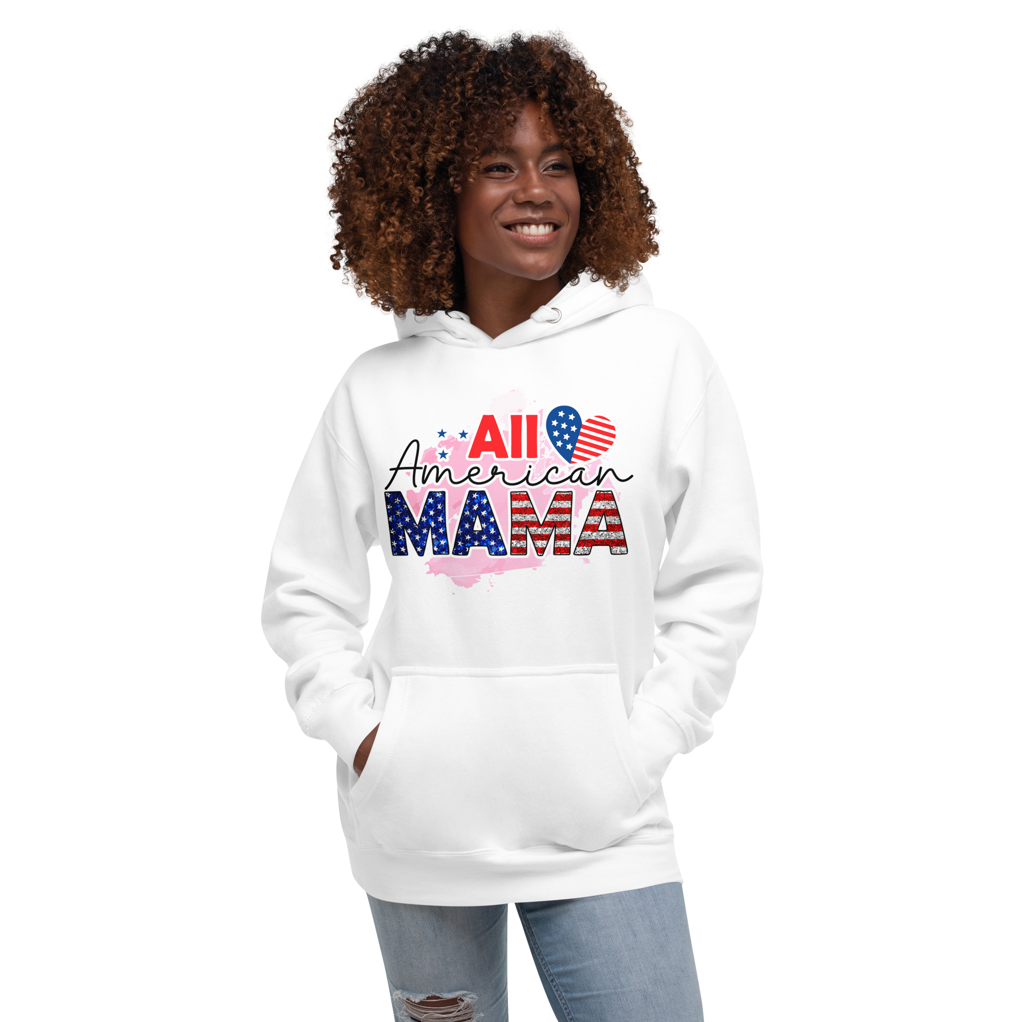 All American Mama Hoodie