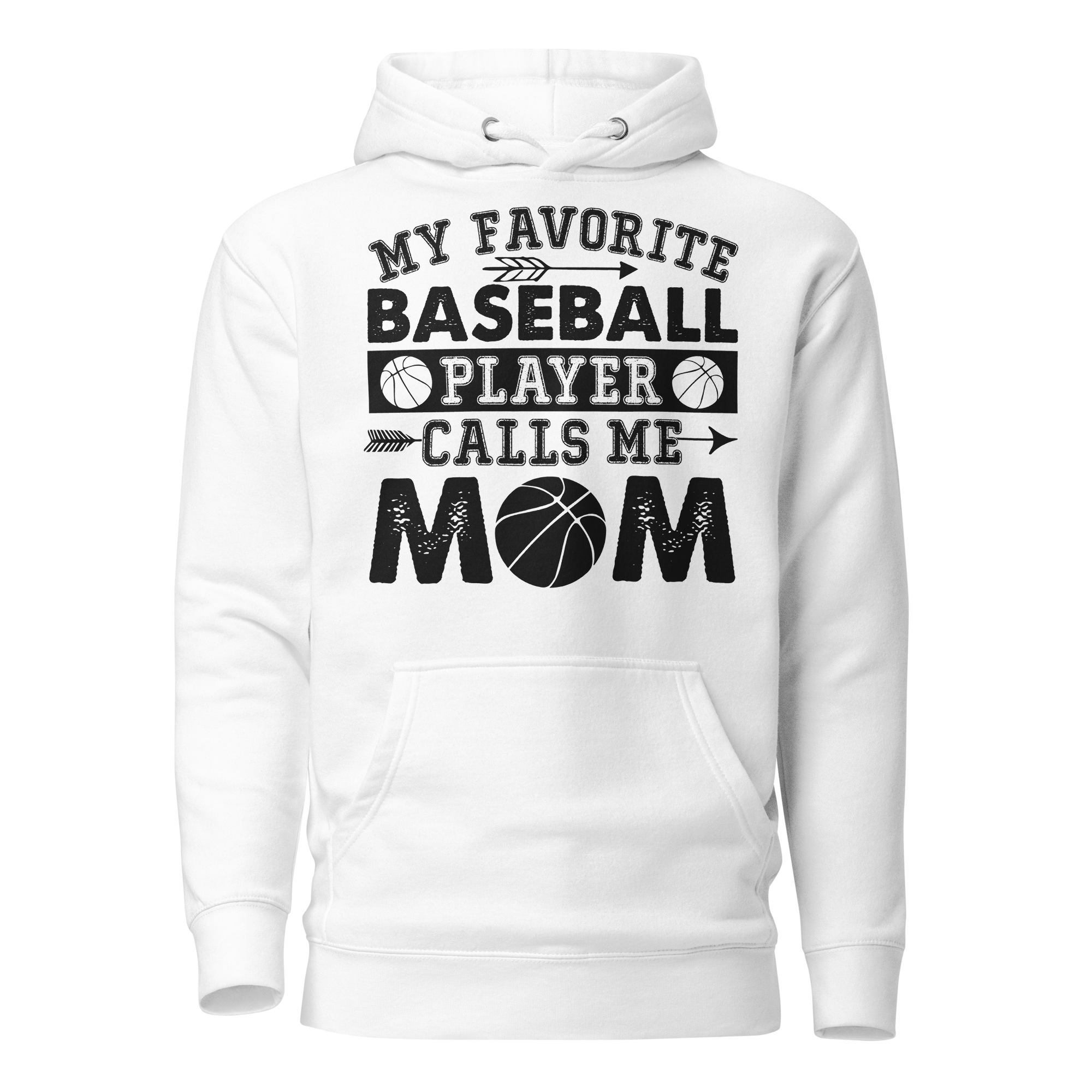 My Favorite Baseball Player Calls Me Mom Unisex Hoodie