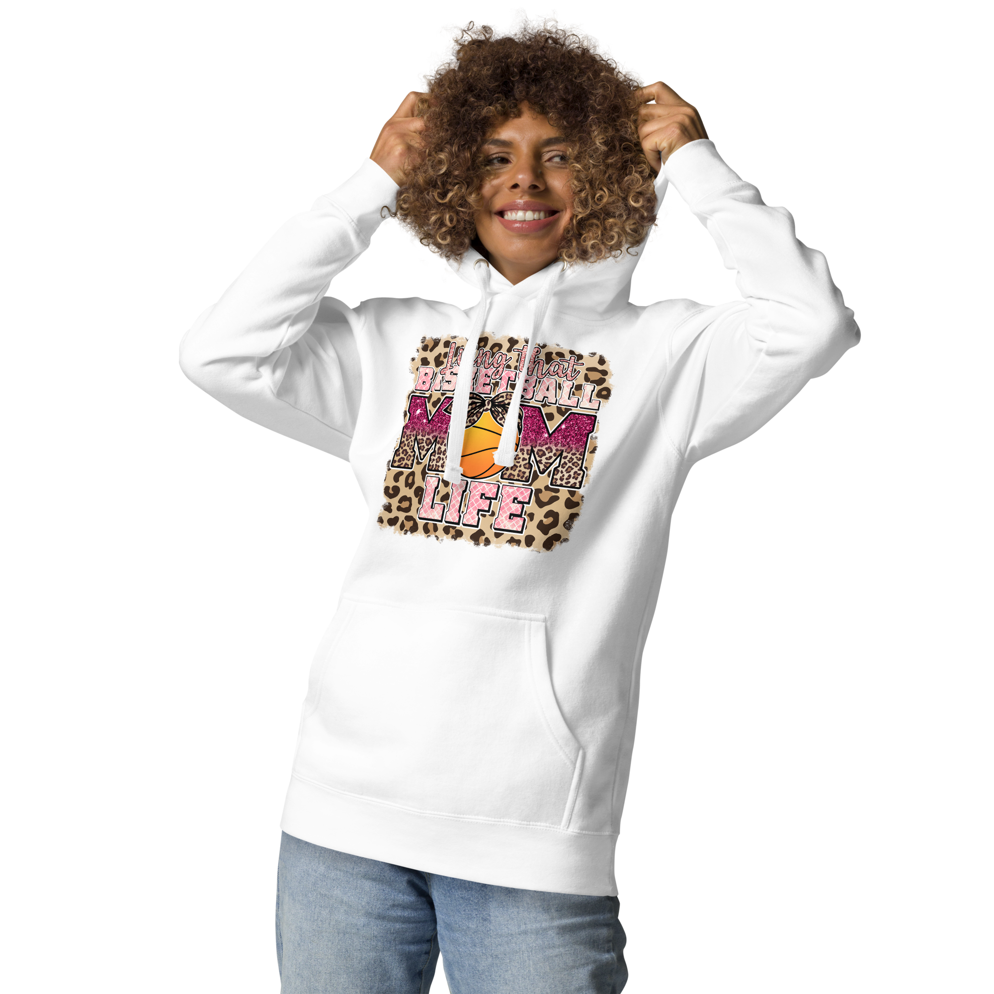 Living That Basketball Mom Life Unisex Hoodie