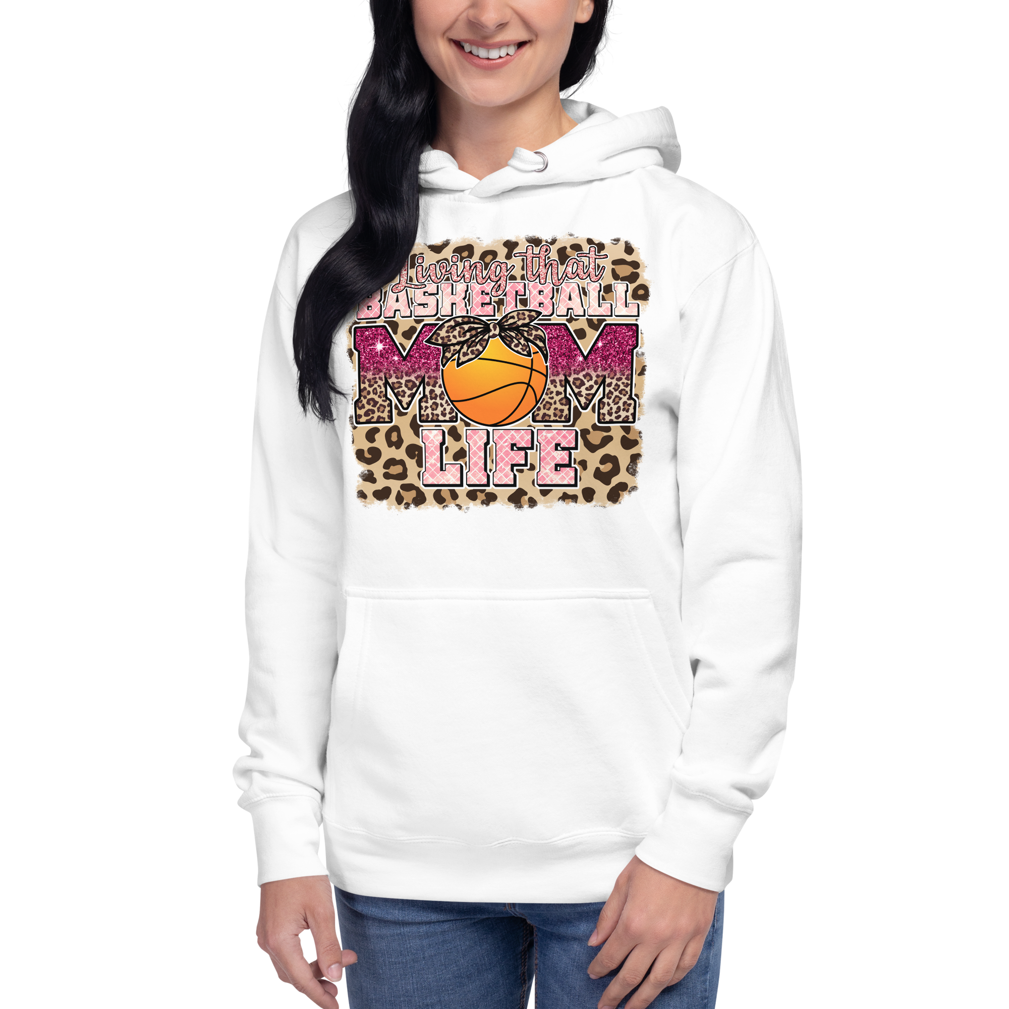 Living That Basketball Mom Life Unisex Hoodie